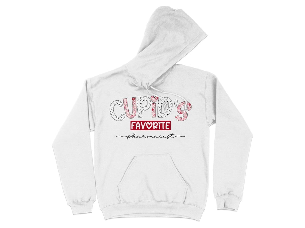 Cupid’s Favorite Pharmacist Sweatshirt & Hoodie v2 - Pharmacy Apparel for Pharmacists, Techs & Students
