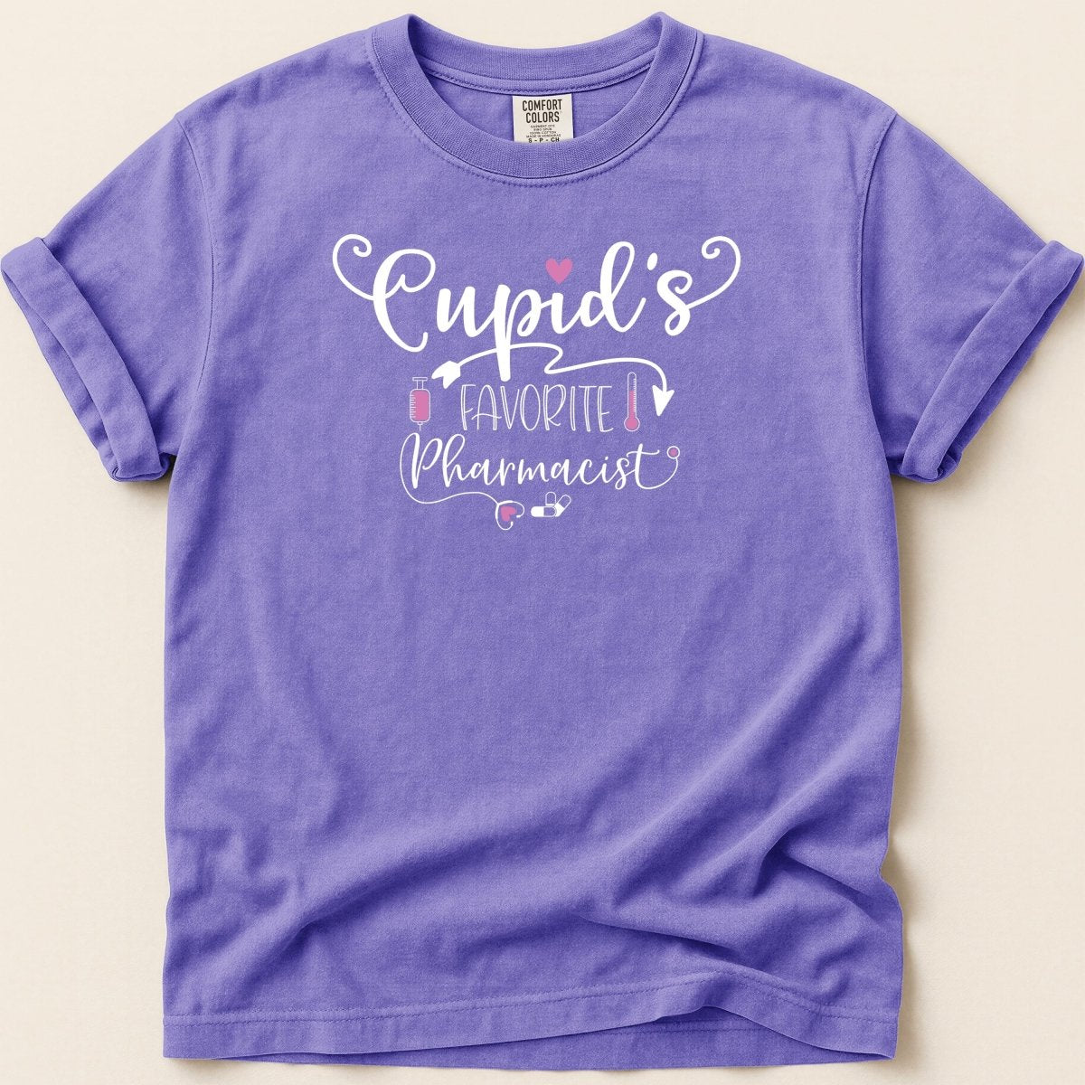 Cupid’s Favorite Pharmacist Tee - Adverse Reactions