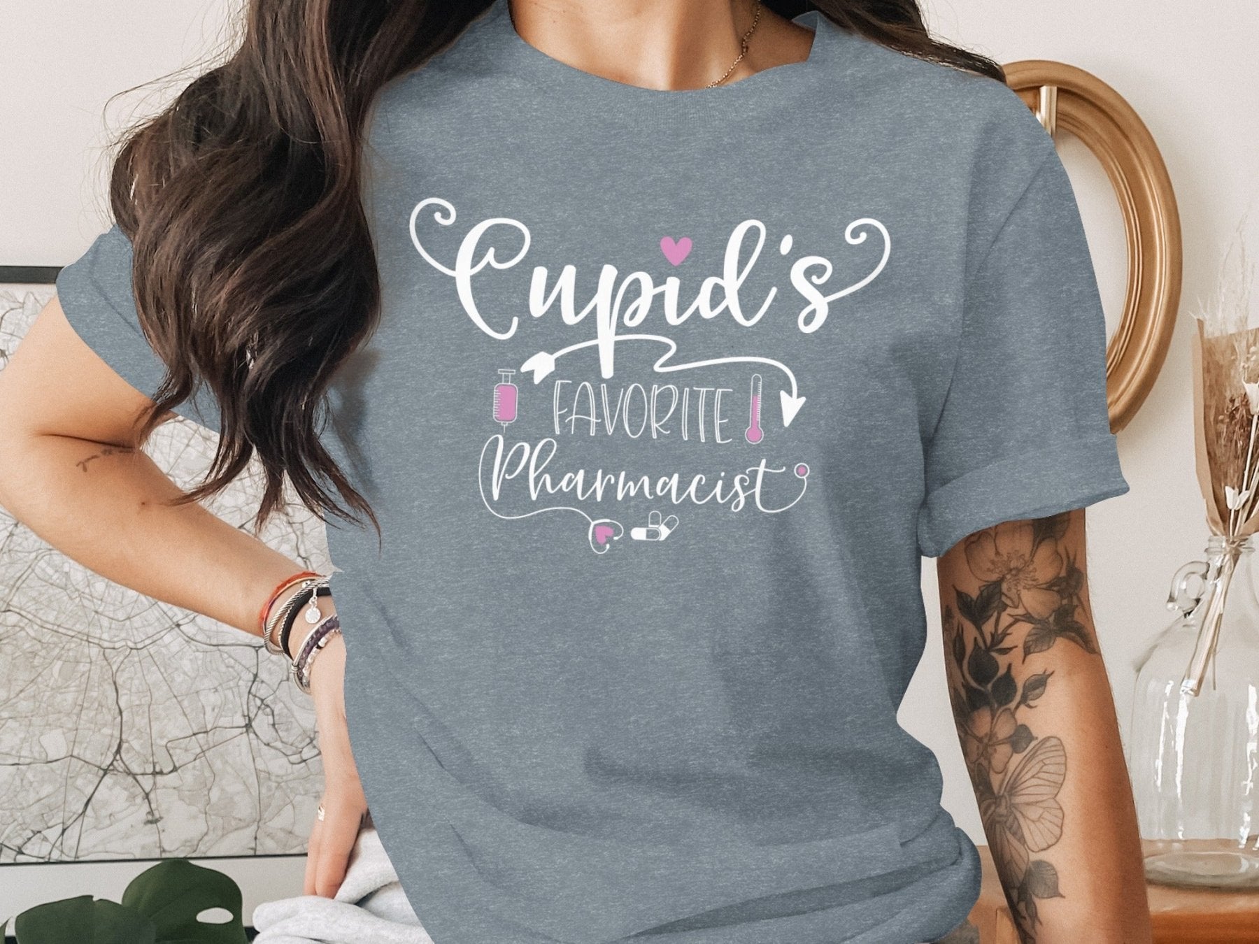 Cupid’s Favorite Pharmacist Tee - Adverse Reactions