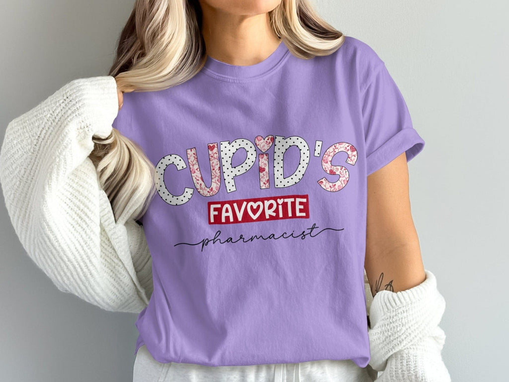 Cupid’s Favorite Pharmacist Tee v2 - Pharmacy Apparel for Pharmacists, Techs & Students