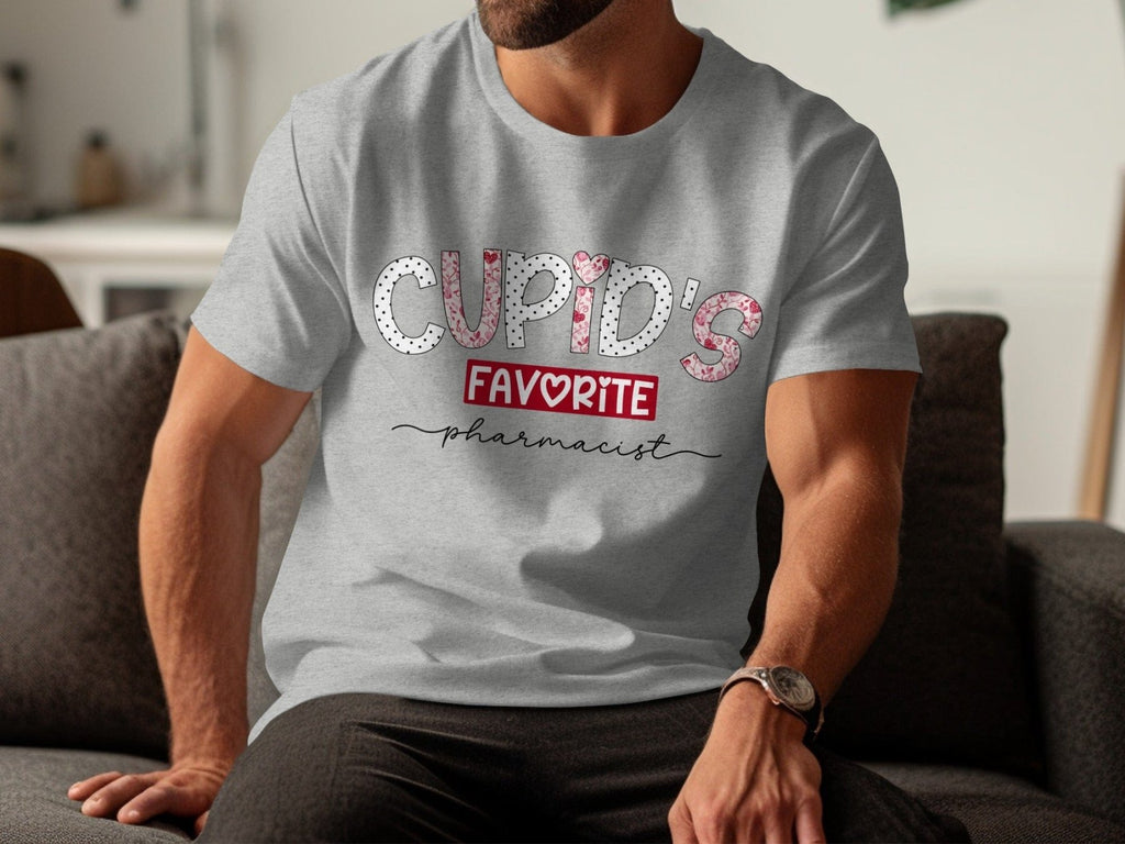Cupid’s Favorite Pharmacist Tee v2 - Pharmacy Apparel for Pharmacists, Techs & Students