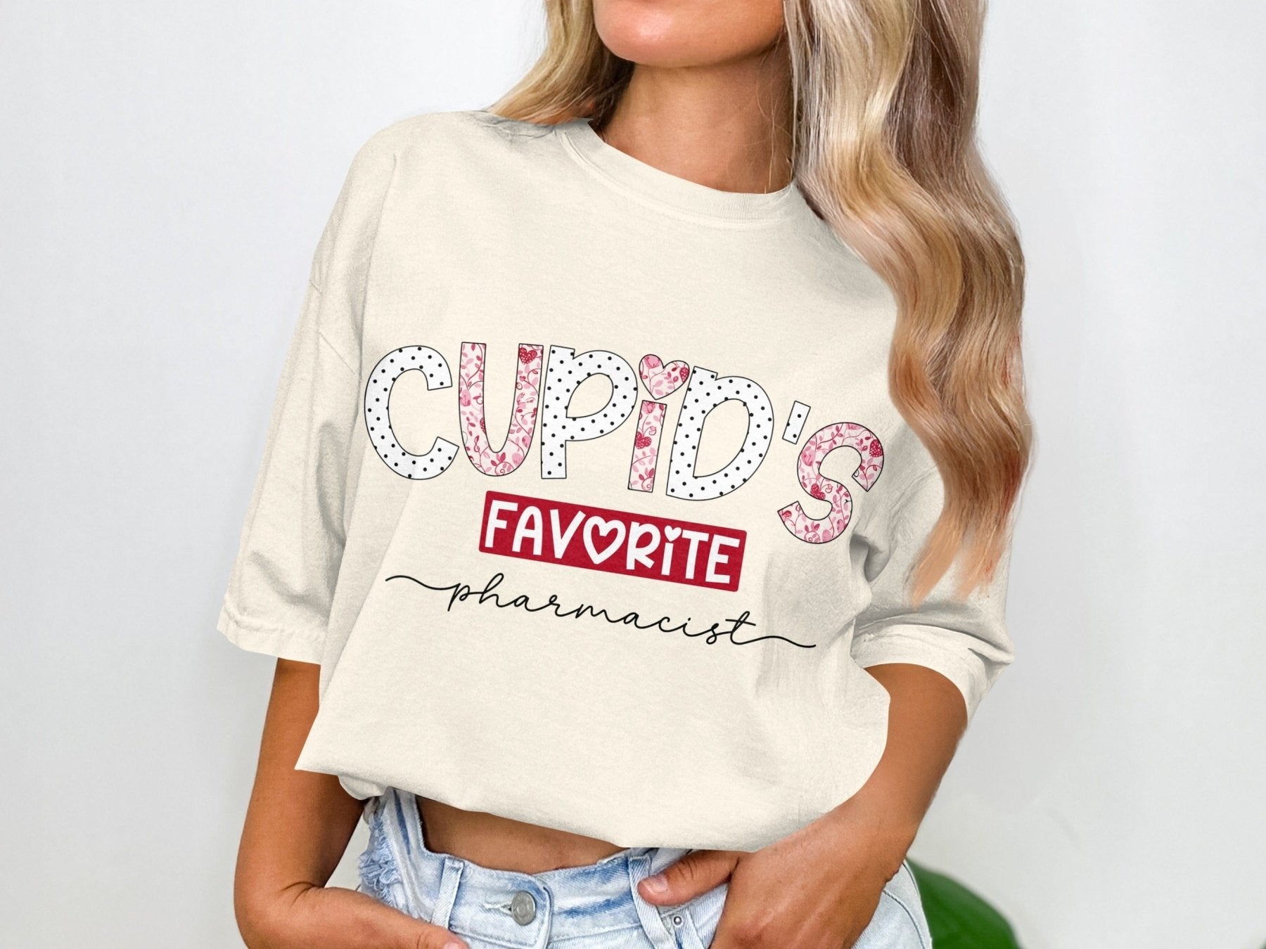 Cupid’s Favorite Pharmacist Tee v2 - Pharmacy Apparel for Pharmacists, Techs & Students