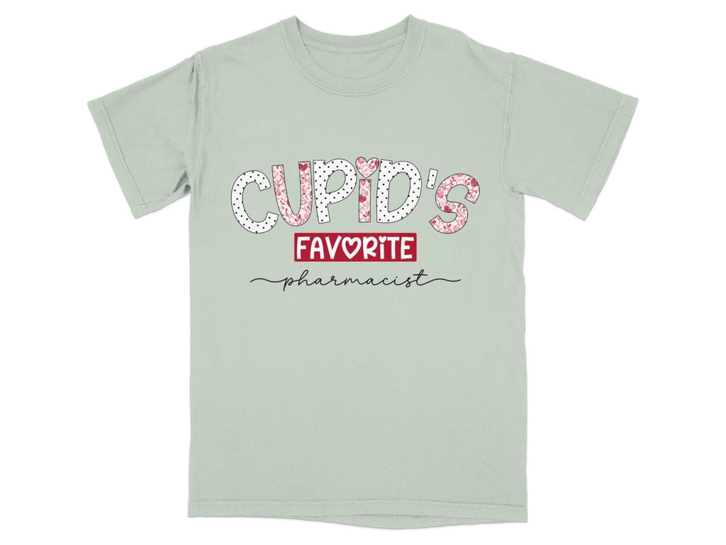 Cupid’s Favorite Pharmacist Tee v2 - Pharmacy Apparel for Pharmacists, Techs & Students