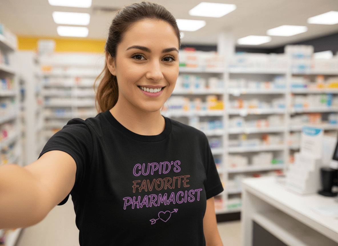 Cupid’s Favorite Pharmacist v3 Tee - Adverse Reactions