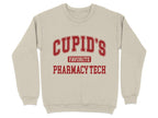 Cupid’s Favorite Pharmacy Tech Sweatshirt & Hoodie - Pharmacy Apparel for Pharmacists, Techs & Students