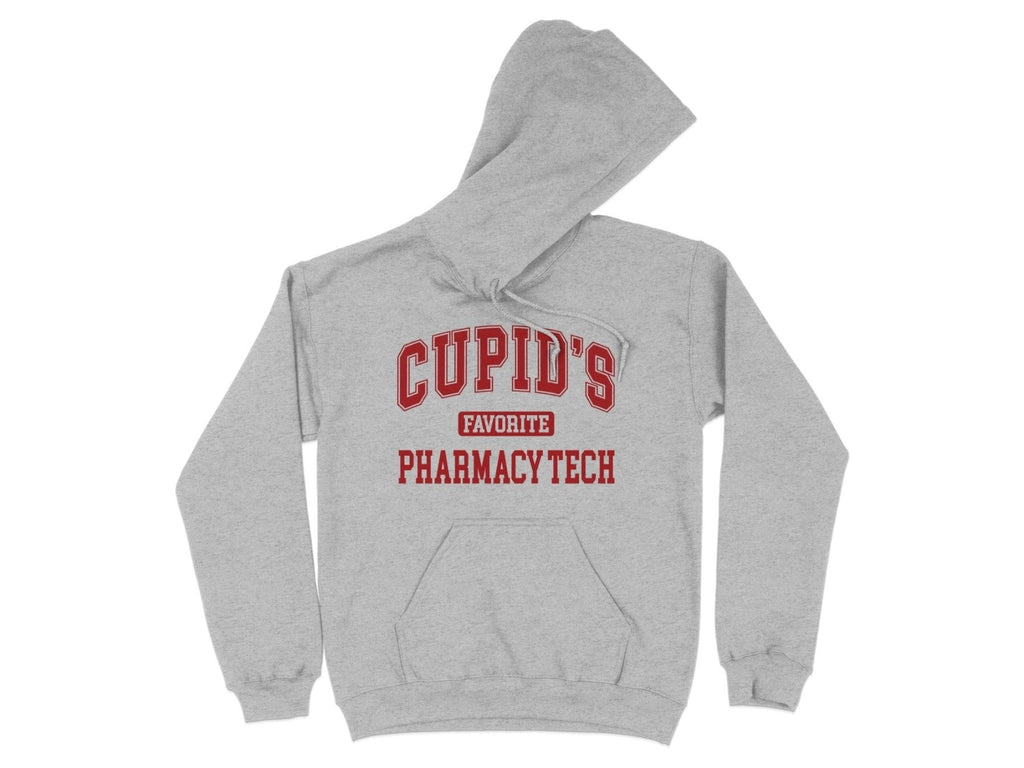 Cupid’s Favorite Pharmacy Tech Sweatshirt & Hoodie - Pharmacy Apparel for Pharmacists, Techs & Students