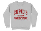 Cupid’s Favorite Pharmacy Tech Sweatshirt & Hoodie - Pharmacy Apparel for Pharmacists, Techs & Students