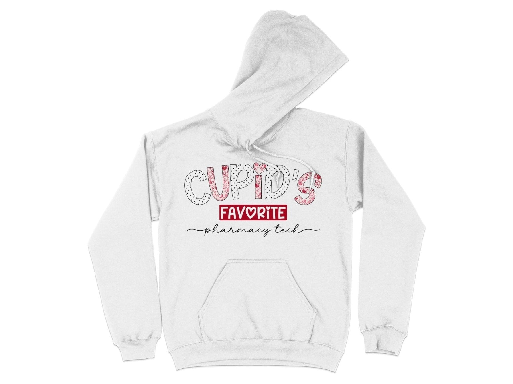 Cupid’s Favorite Pharmacy Tech Sweatshirt & Hoodie v2 - Pharmacy Apparel for Pharmacists, Techs & Students