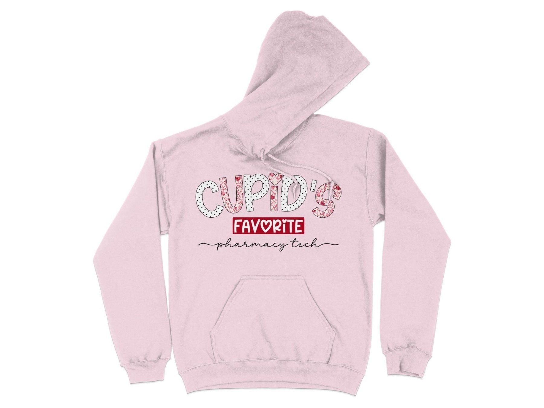 Cupid’s Favorite Pharmacy Tech Sweatshirt & Hoodie v2 - Pharmacy Apparel for Pharmacists, Techs & Students
