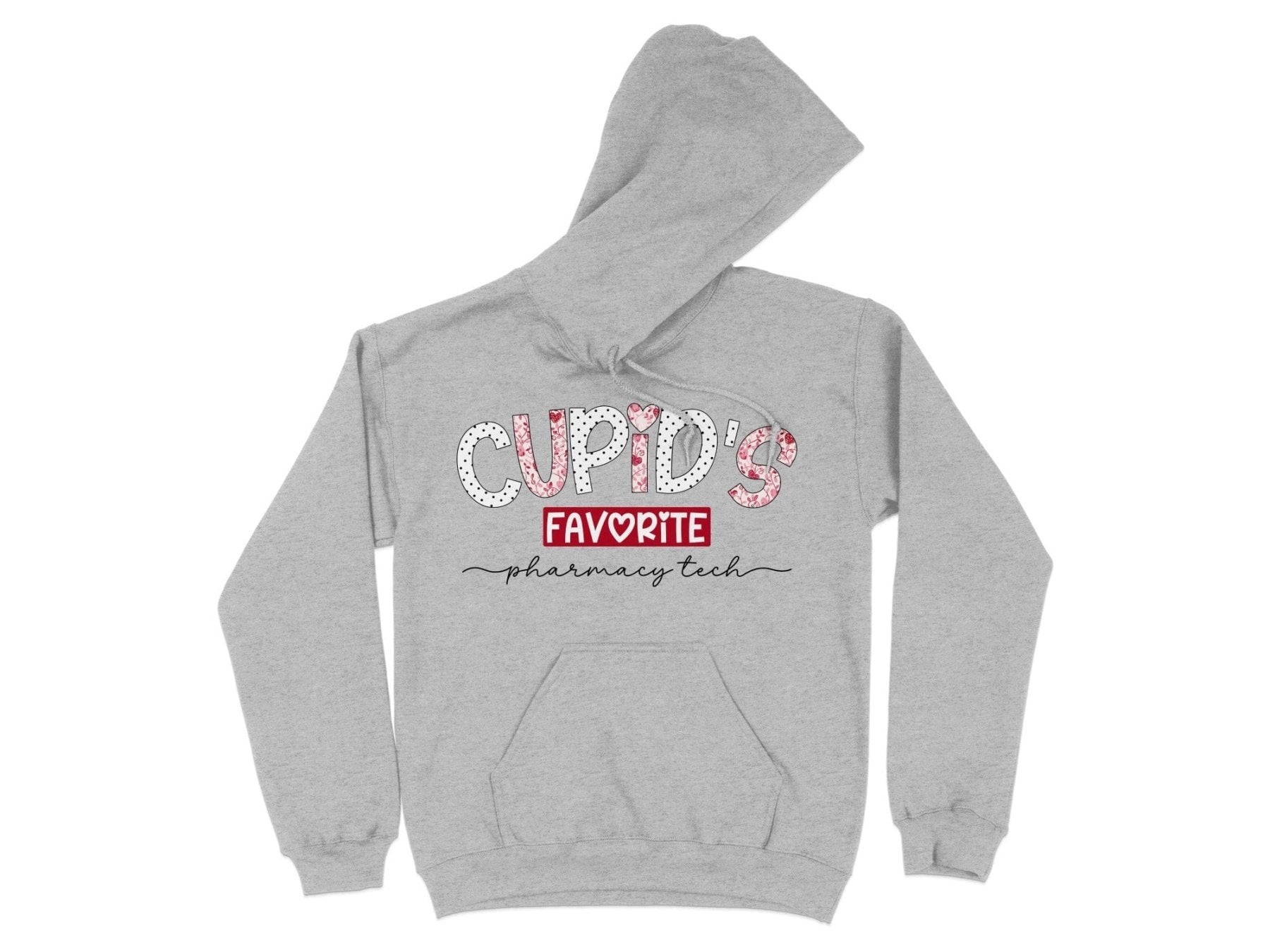 Cupid’s Favorite Pharmacy Tech Sweatshirt & Hoodie v2 - Pharmacy Apparel for Pharmacists, Techs & Students