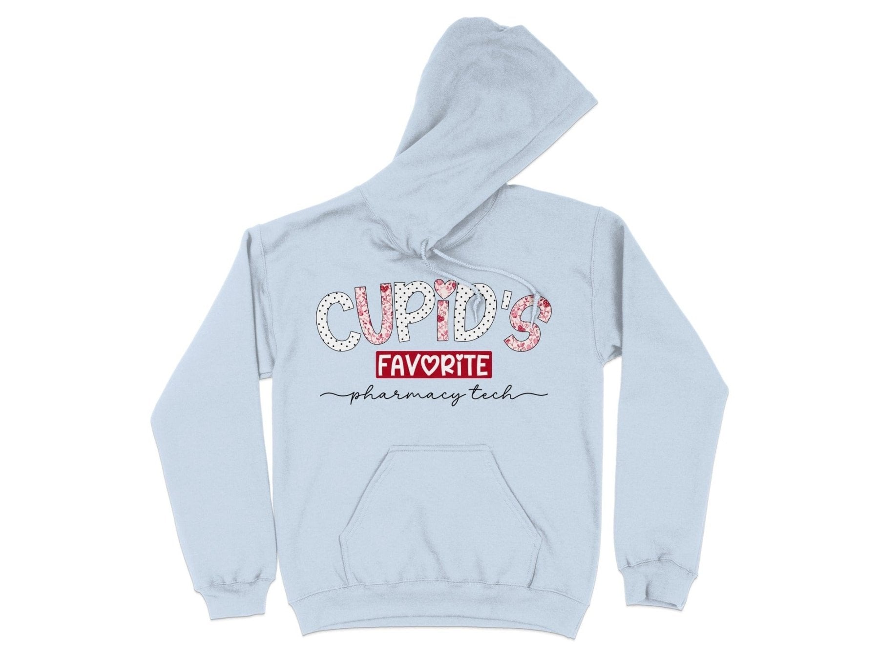 Cupid’s Favorite Pharmacy Tech Sweatshirt & Hoodie v2 - Pharmacy Apparel for Pharmacists, Techs & Students