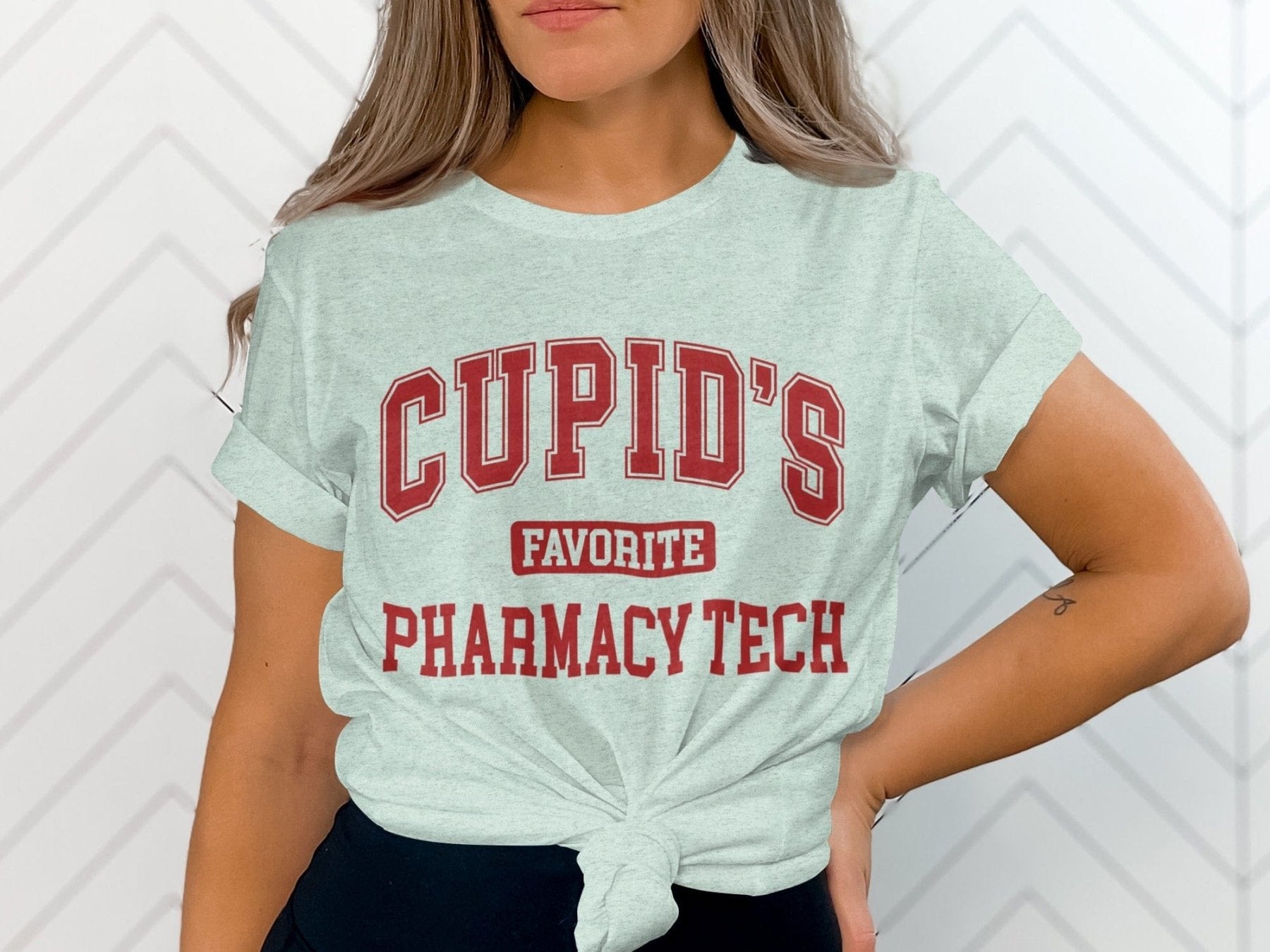 Cupid’s Favorite Pharmacy Tech Tee - Pharmacy Apparel for Pharmacists, Techs & Students