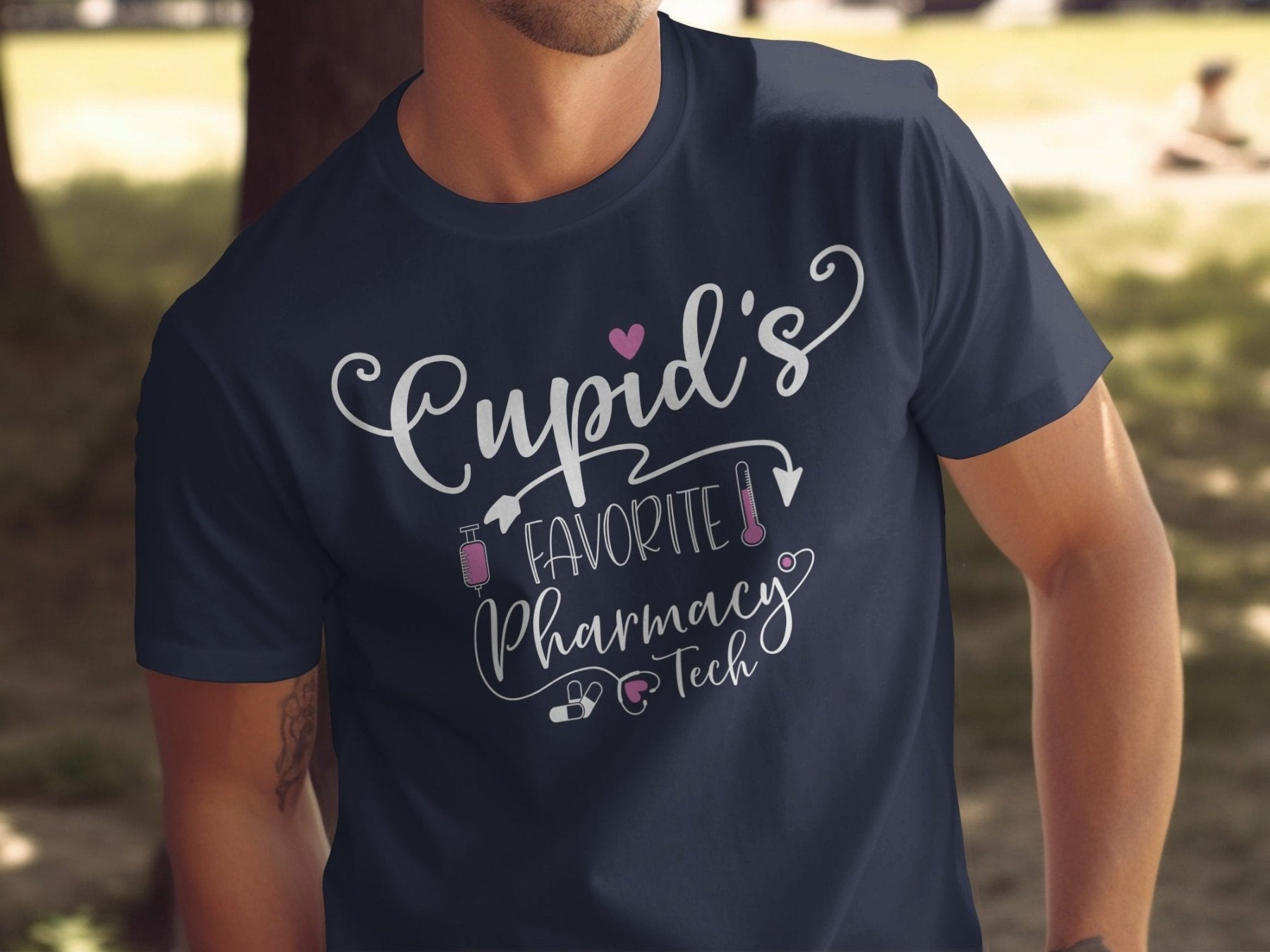 Cupid’s Favorite Pharmacy Tech Tee - Adverse Reactions