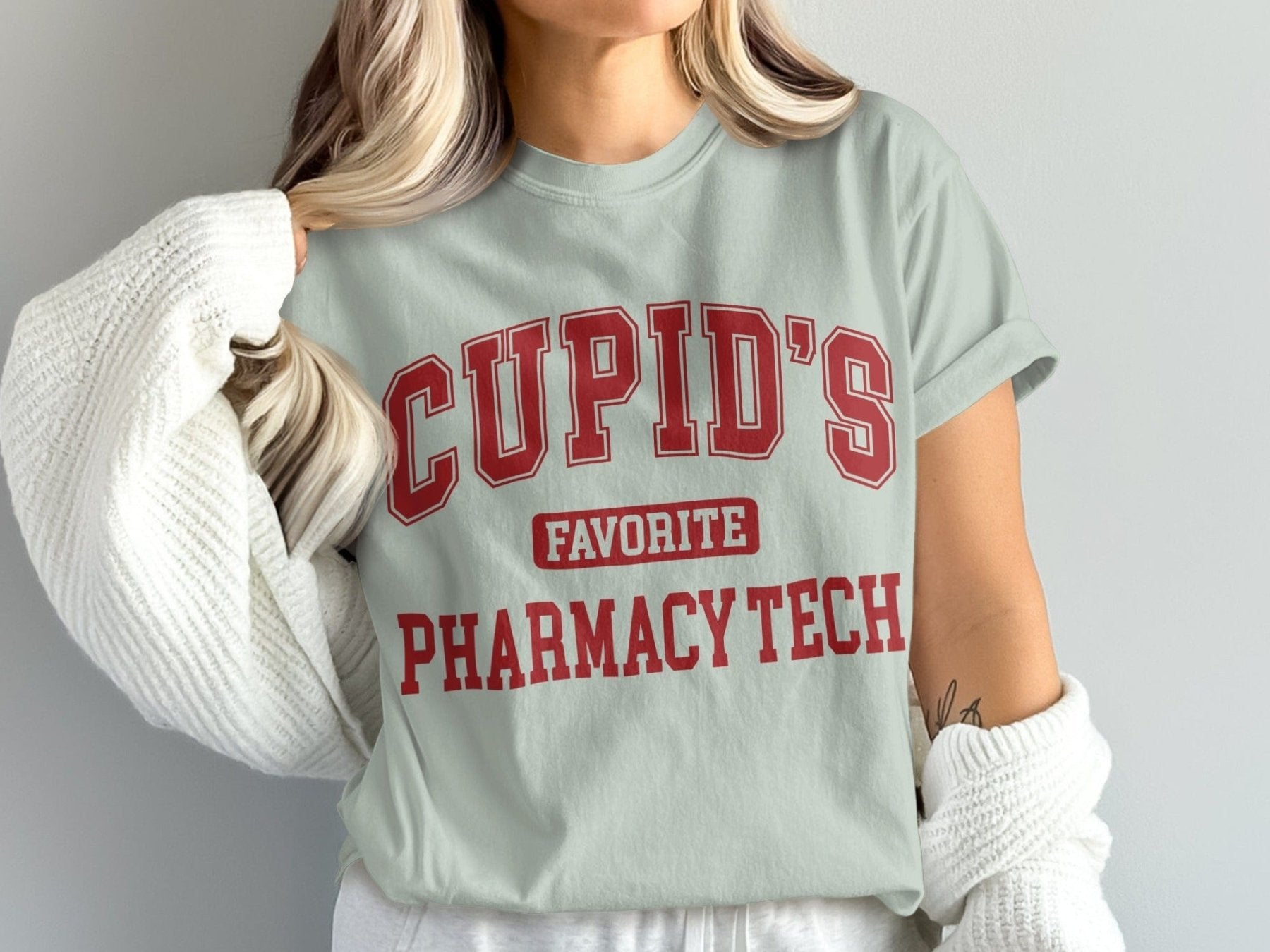 Cupid’s Favorite Pharmacy Tech Tee - Pharmacy Apparel for Pharmacists, Techs & Students