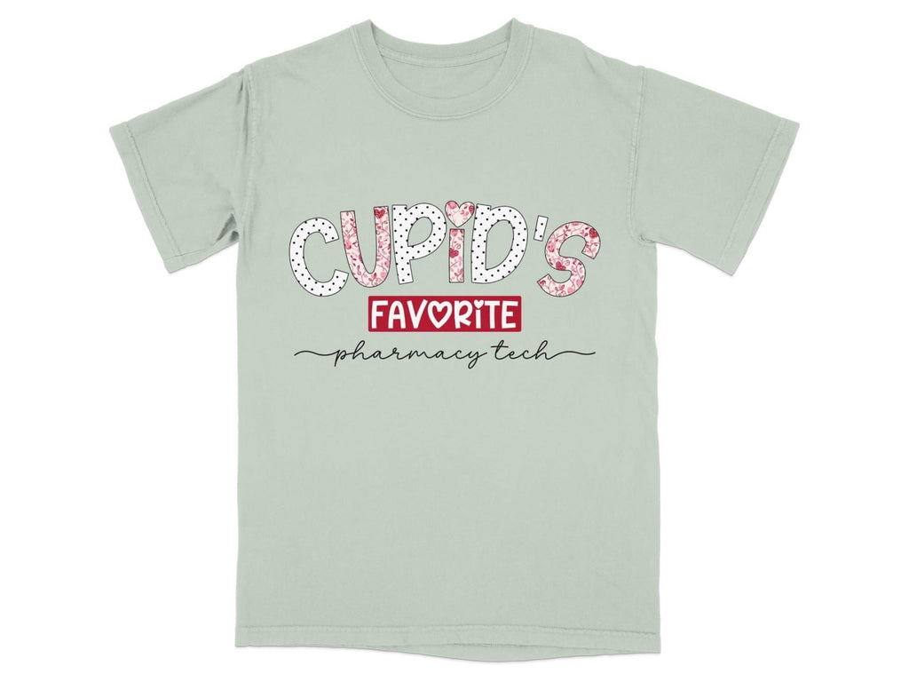 Cupid’s Favorite Pharmacy Tech Tee v2 - Pharmacy Apparel for Pharmacists, Techs & Students