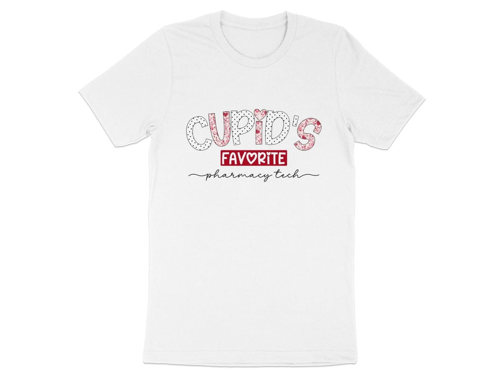 Cupid’s Favorite Pharmacy Tech Tee v2 - Pharmacy Apparel for Pharmacists, Techs & Students