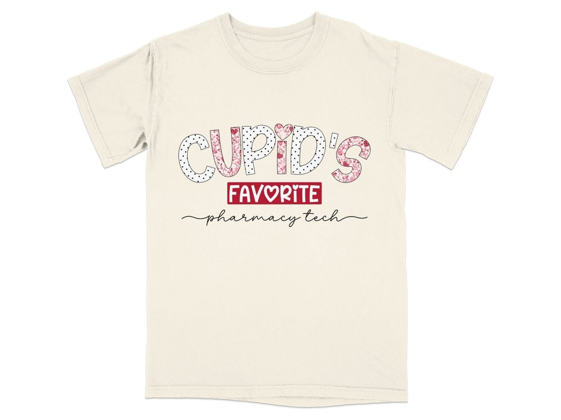 Cupid’s Favorite Pharmacy Tech Tee v2 - Pharmacy Apparel for Pharmacists, Techs & Students