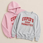 Cupid’s Favorite Pharmacy Tech v1 Sweatshirt & Hoodie - Adverse Reactions