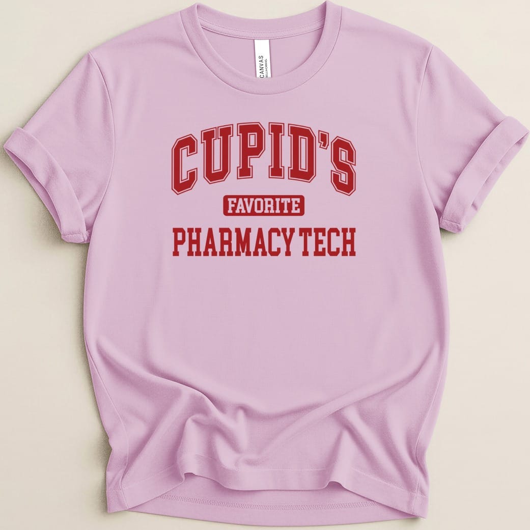 Cupid’s Favorite Pharmacy Tech v1 Tee - Adverse Reactions
