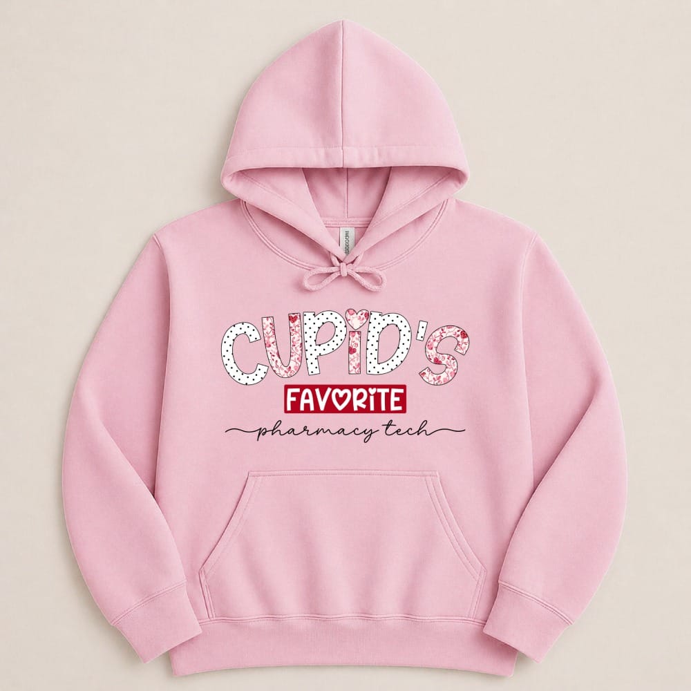 Cupid’s Favorite Pharmacy Tech v2 Sweatshirt & Hoodie - Adverse Reactions
