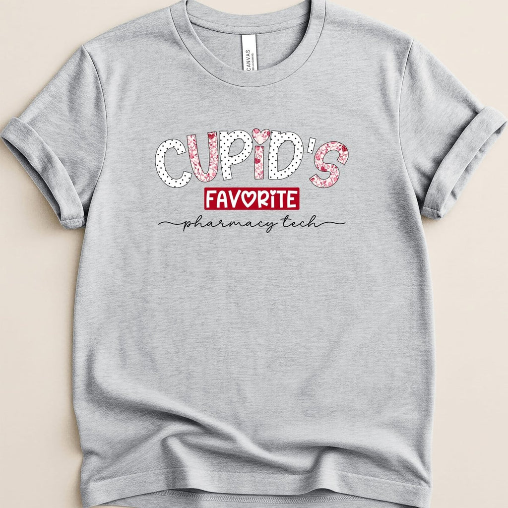Cupid’s Favorite Pharmacy Tech v2 Tee - Adverse Reactions