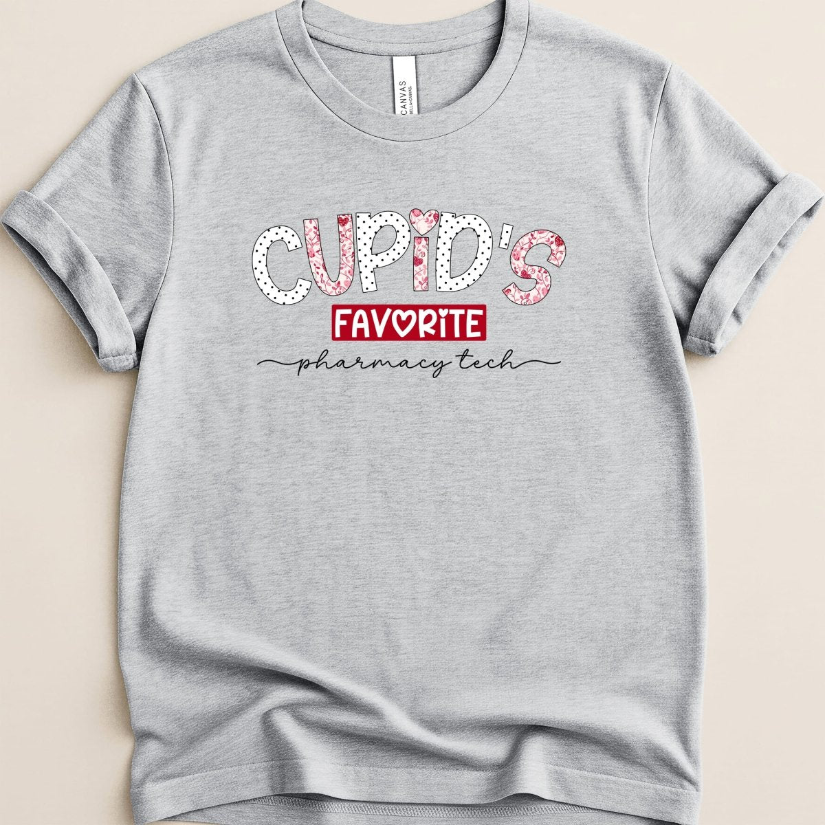 Cupid’s Favorite Pharmacy Tech v2 Tee - Adverse Reactions