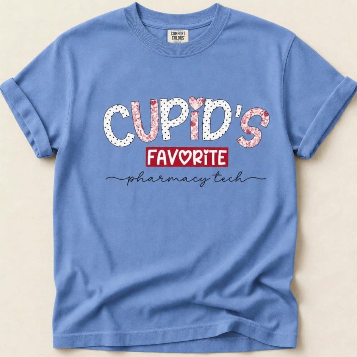 Cupid’s Favorite Pharmacy Tech v2 Tee - Adverse Reactions