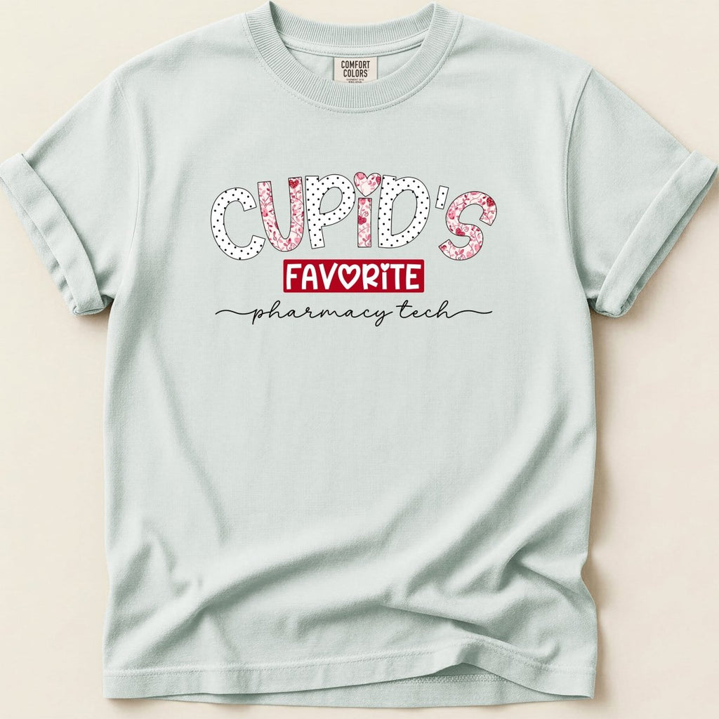 Cupid’s Favorite Pharmacy Tech v2 Tee - Adverse Reactions