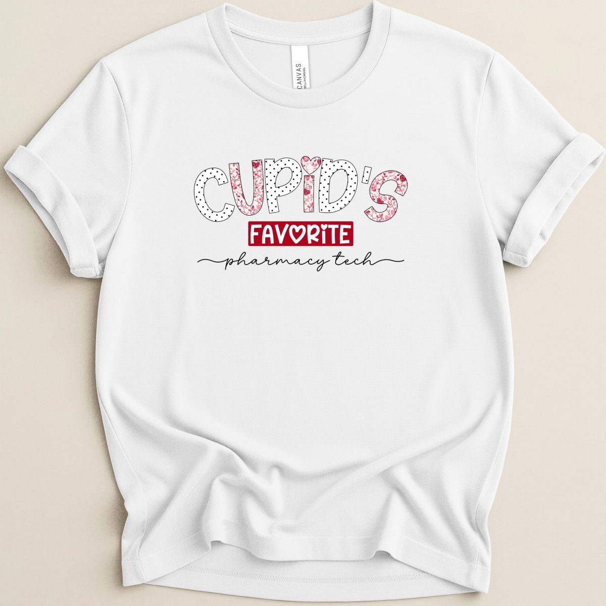 Cupid’s Favorite Pharmacy Tech v2 Tee - Adverse Reactions