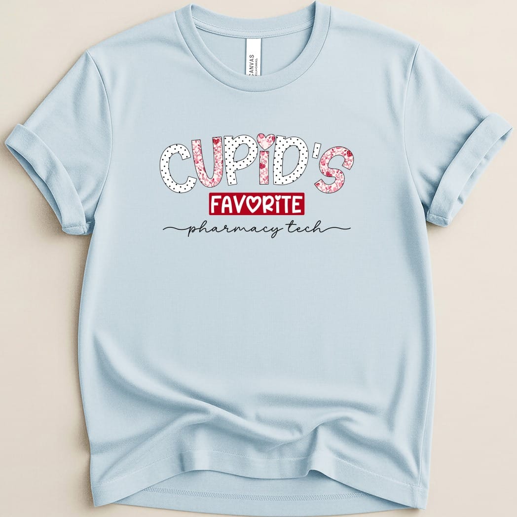 Cupid’s Favorite Pharmacy Tech v2 Tee - Adverse Reactions