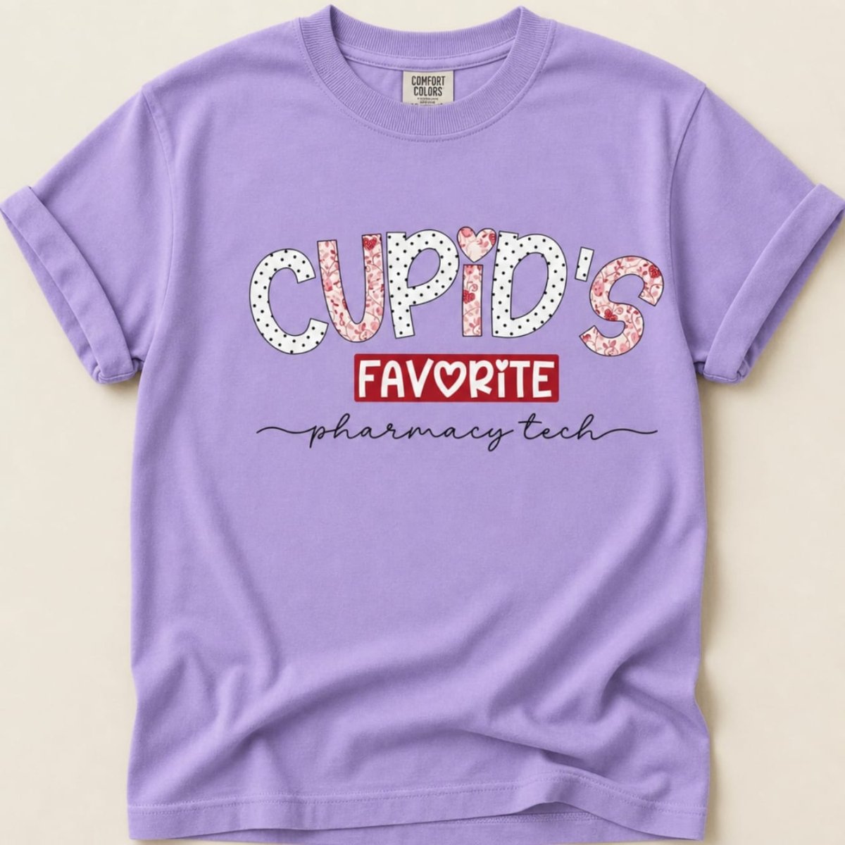 Cupid’s Favorite Pharmacy Tech v2 Tee - Adverse Reactions