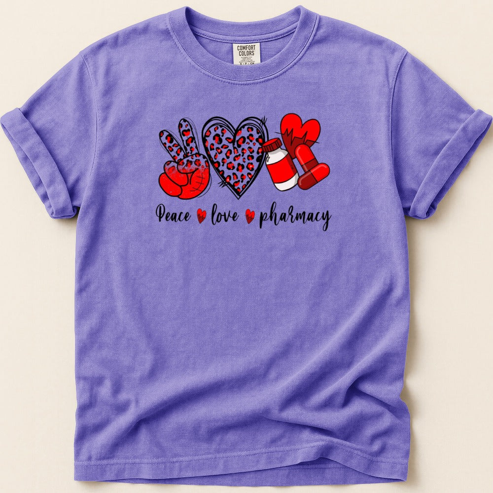 Peace Love Pharmacy v2 Tee