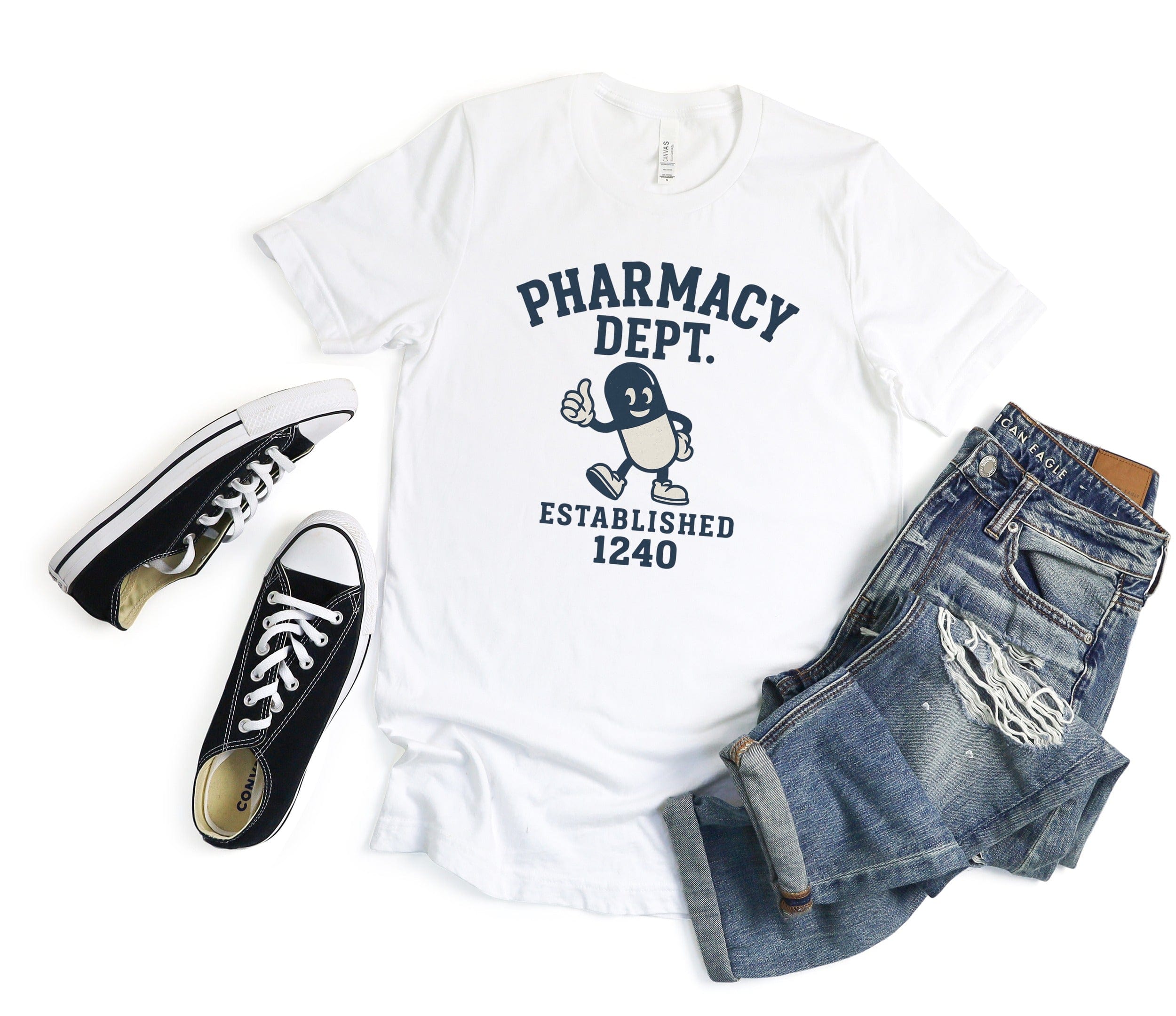 Pharmacy Dept Established 1240 Graphic T-Shirt product