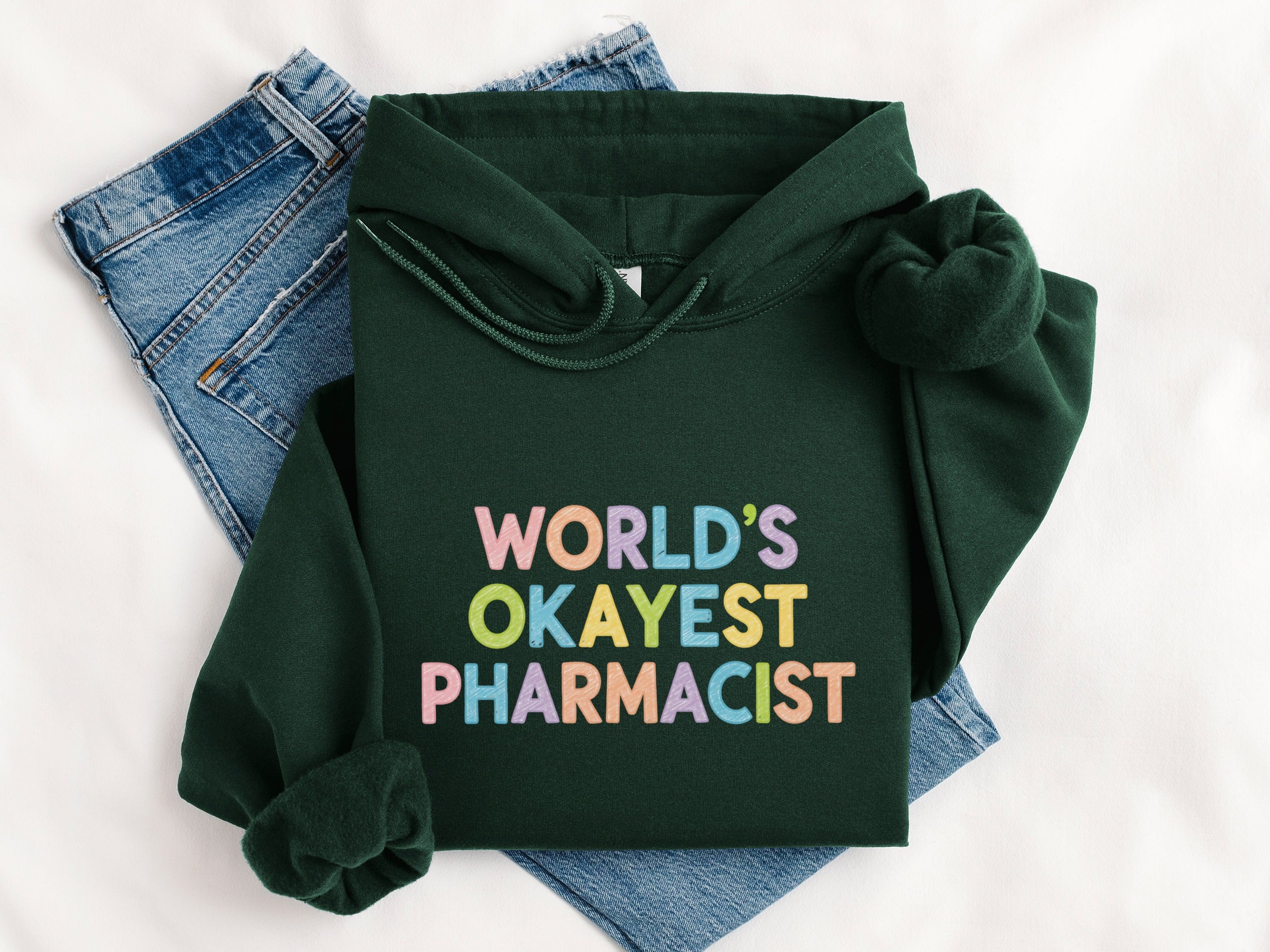 World's Okayest Pharmacist Hoodie