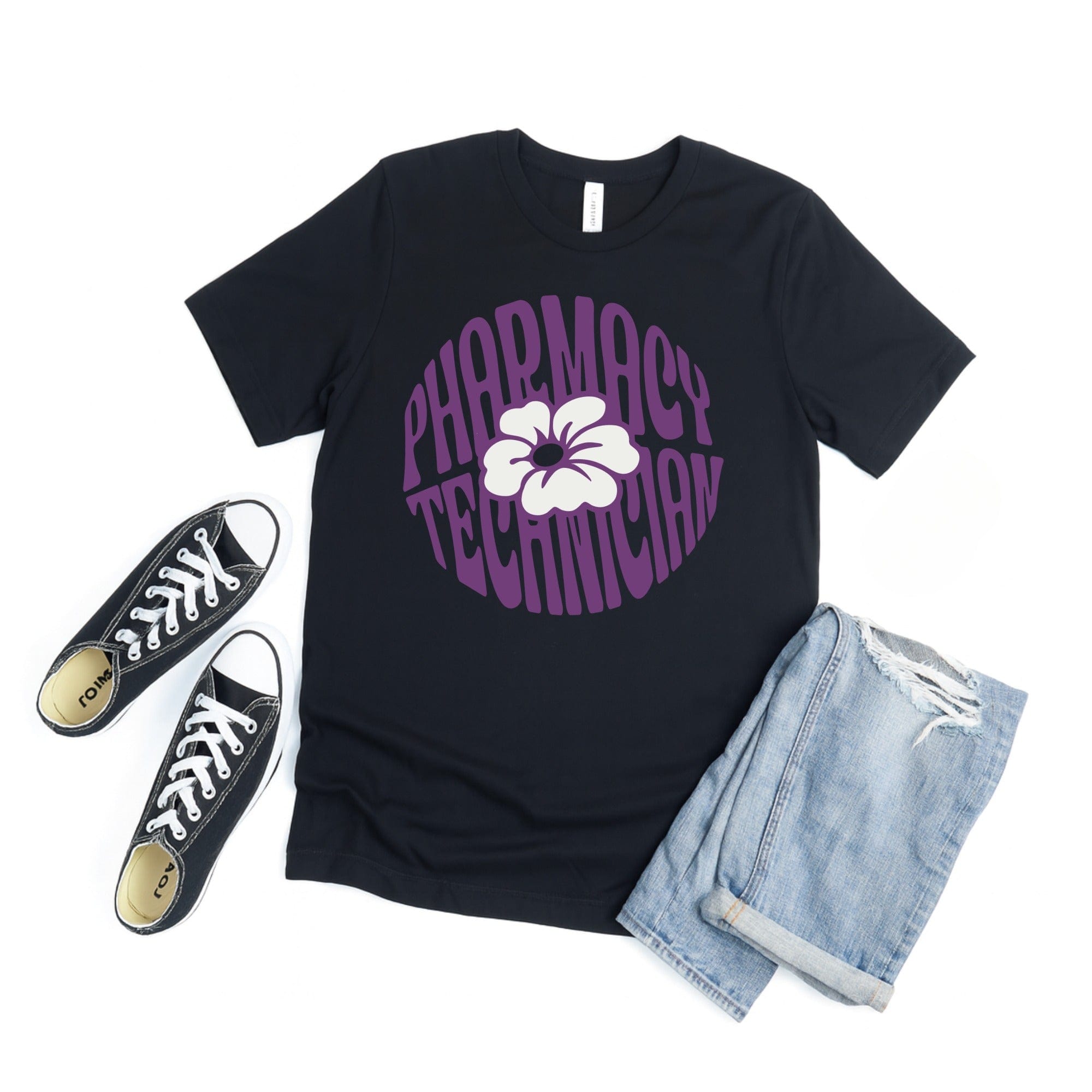 Trendy Pharmacy Technician Graphic Tee product type