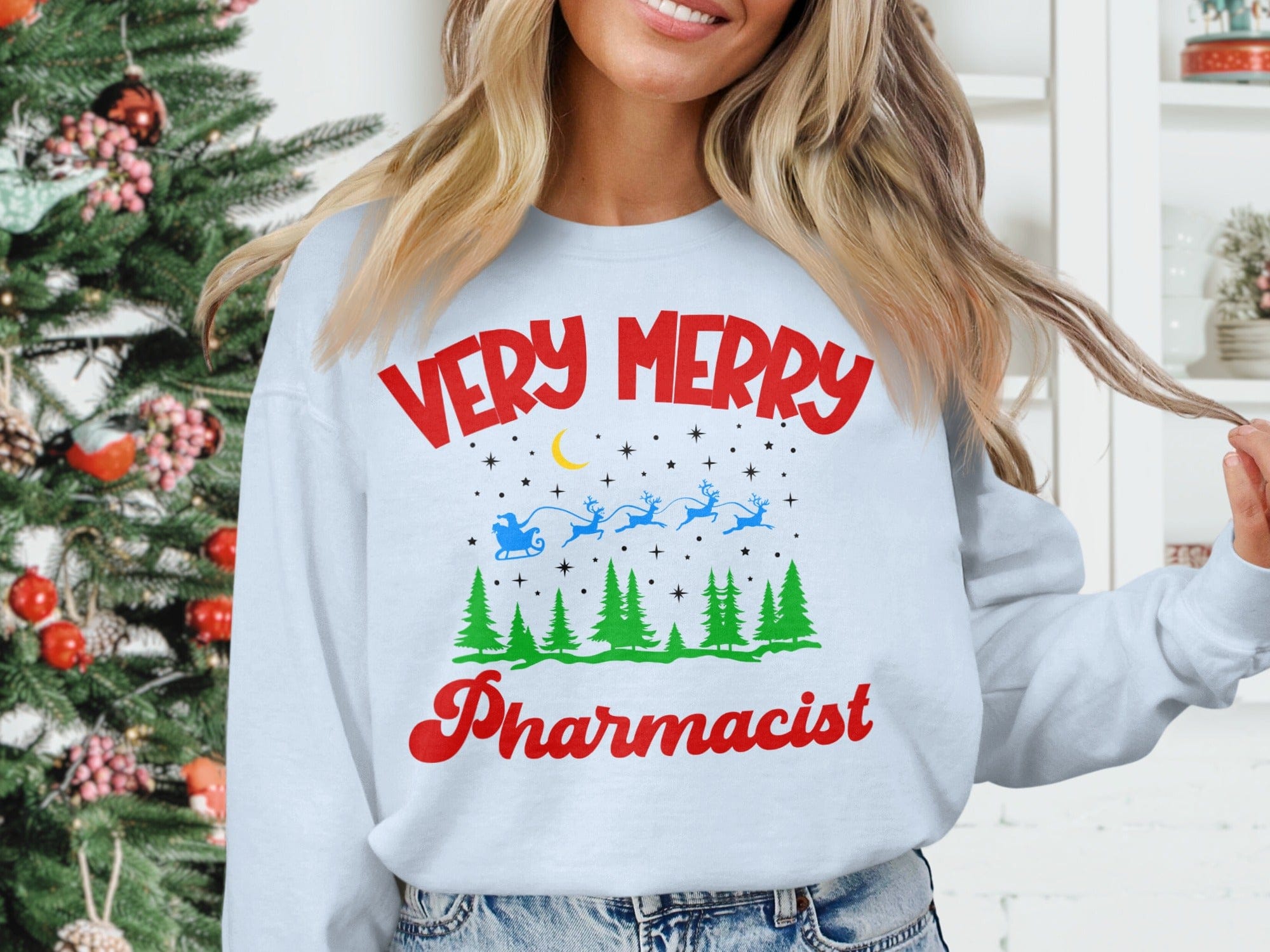 Very Merry Pharmacist Christmas Sweatshirt product