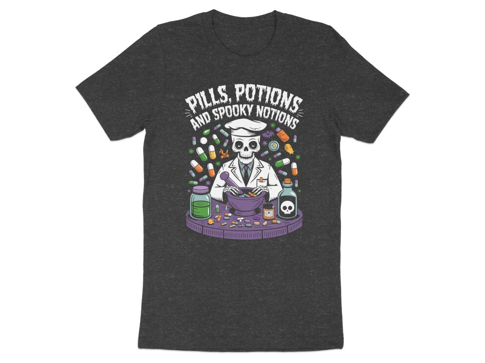 Pills Potions and Spooky Notions Tee