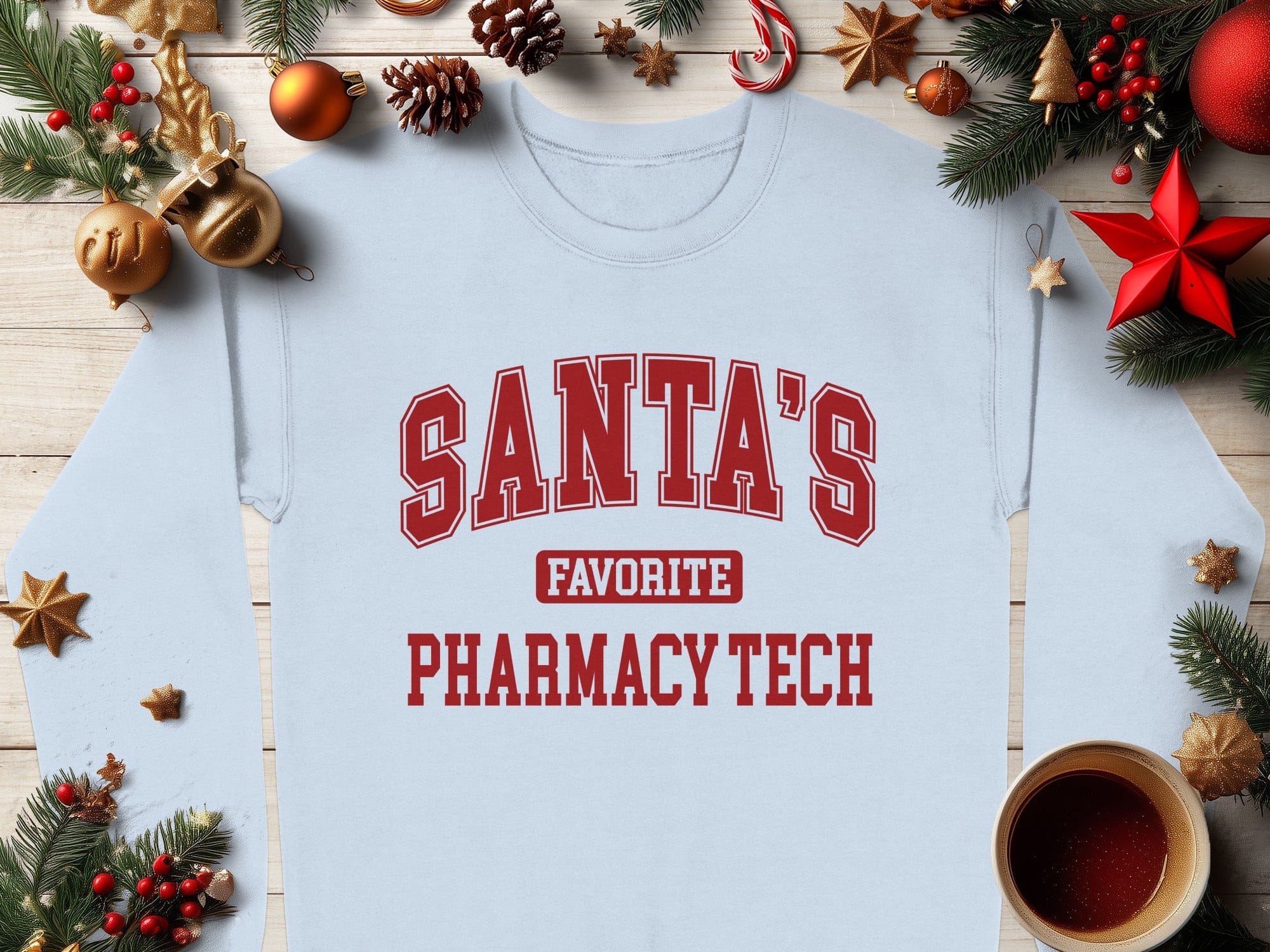 Santa's Favorite Pharmacy Tech Sweatshirt product