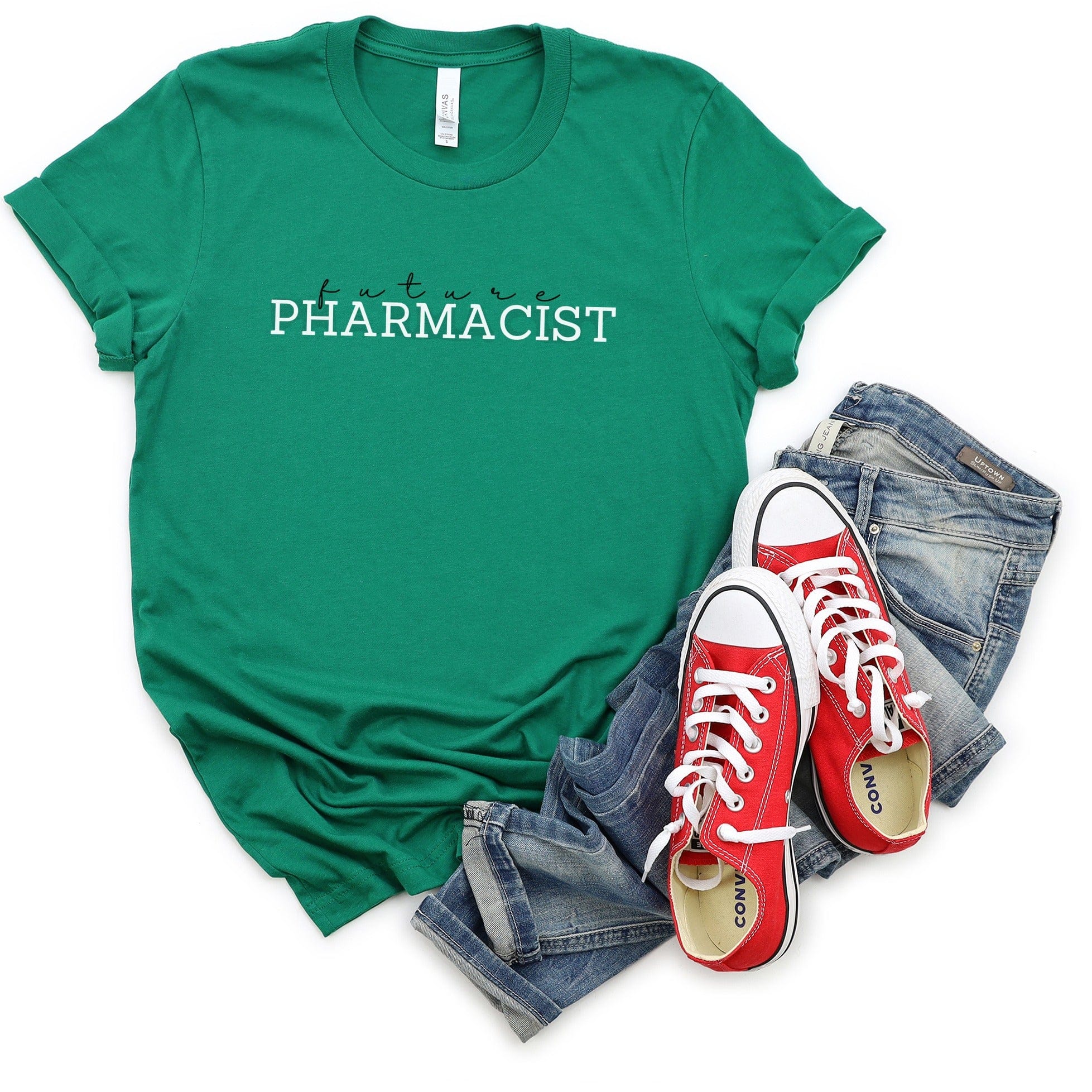 Future Pharmacist Typography Design T-shirt product