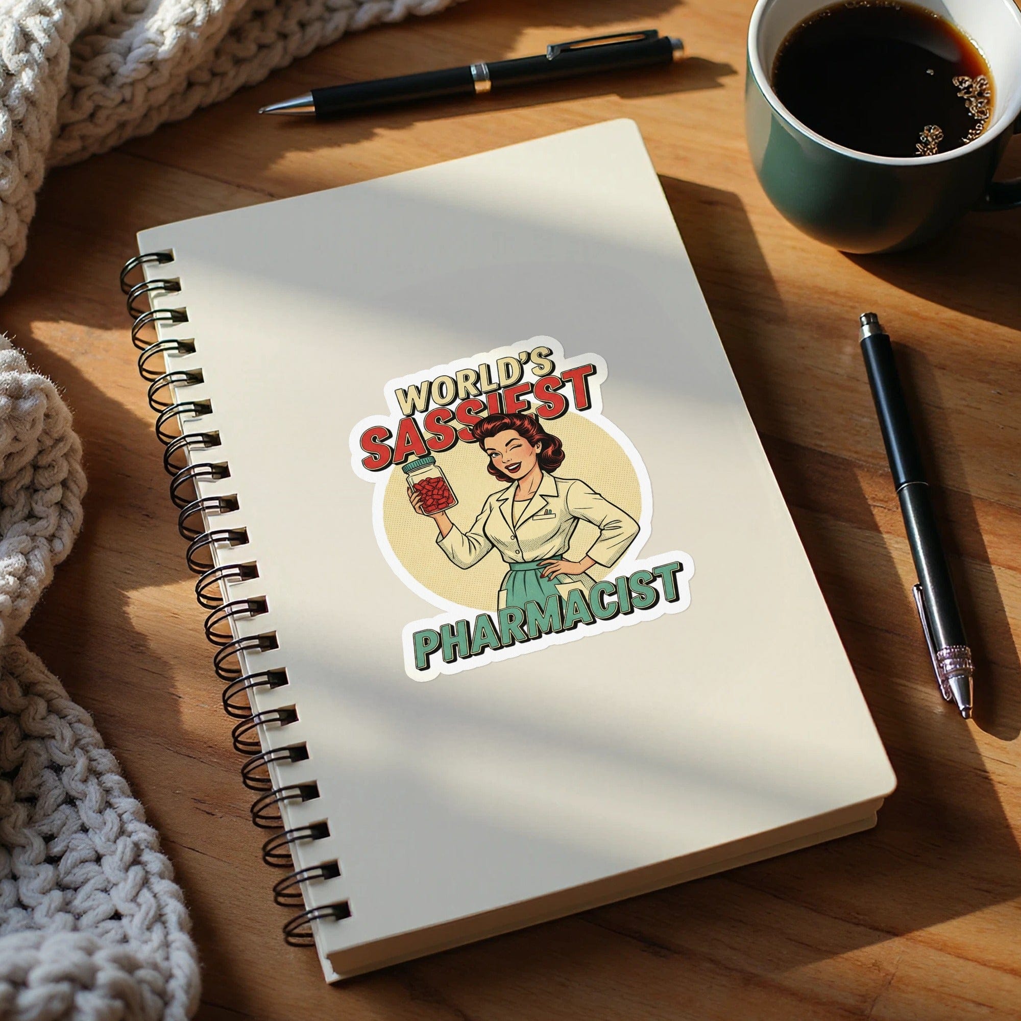 World's Sassiest Pharmacist Spiral Notebook