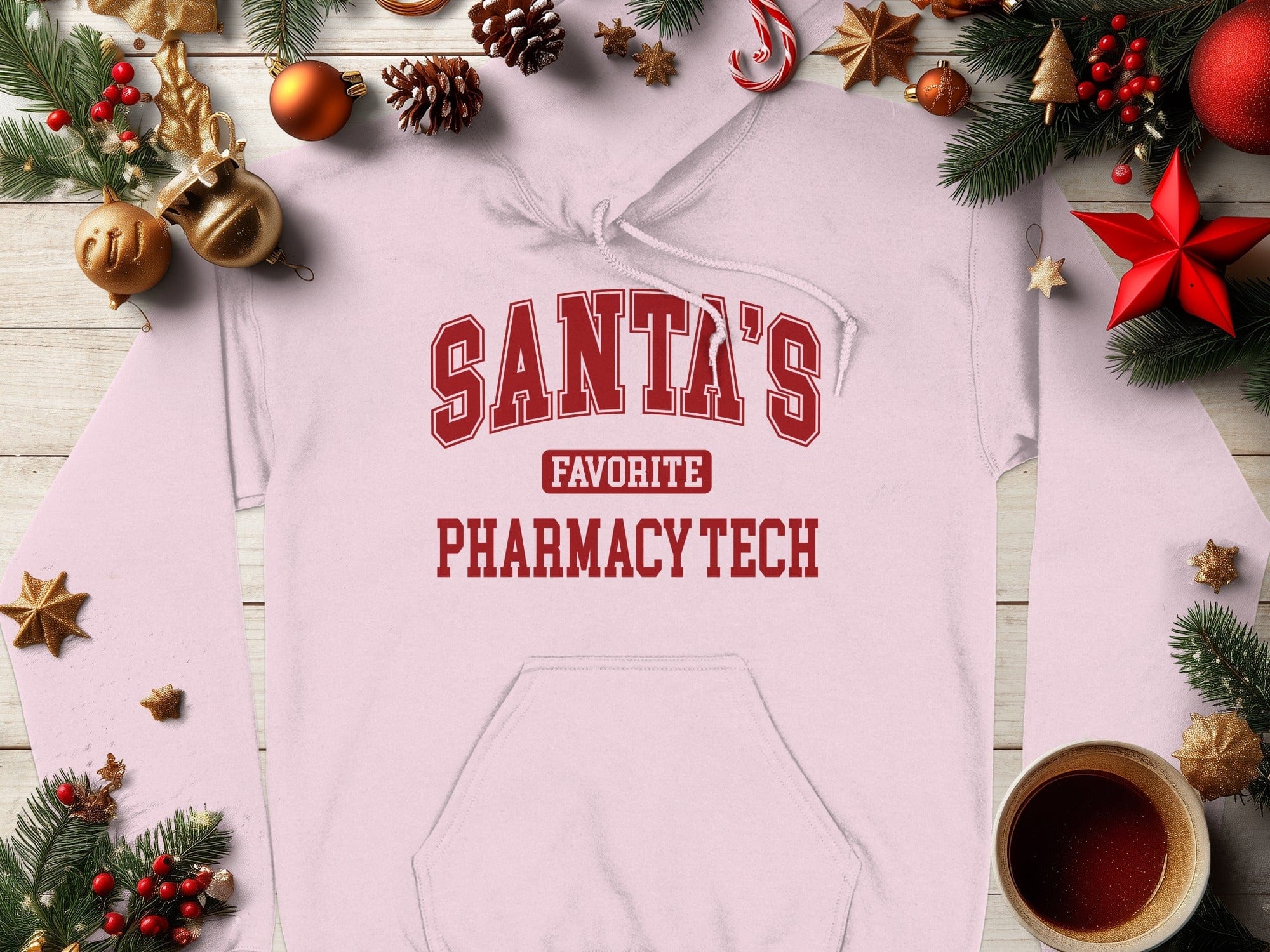 Santa's Favorite Pharmacy Tech Hoodie product