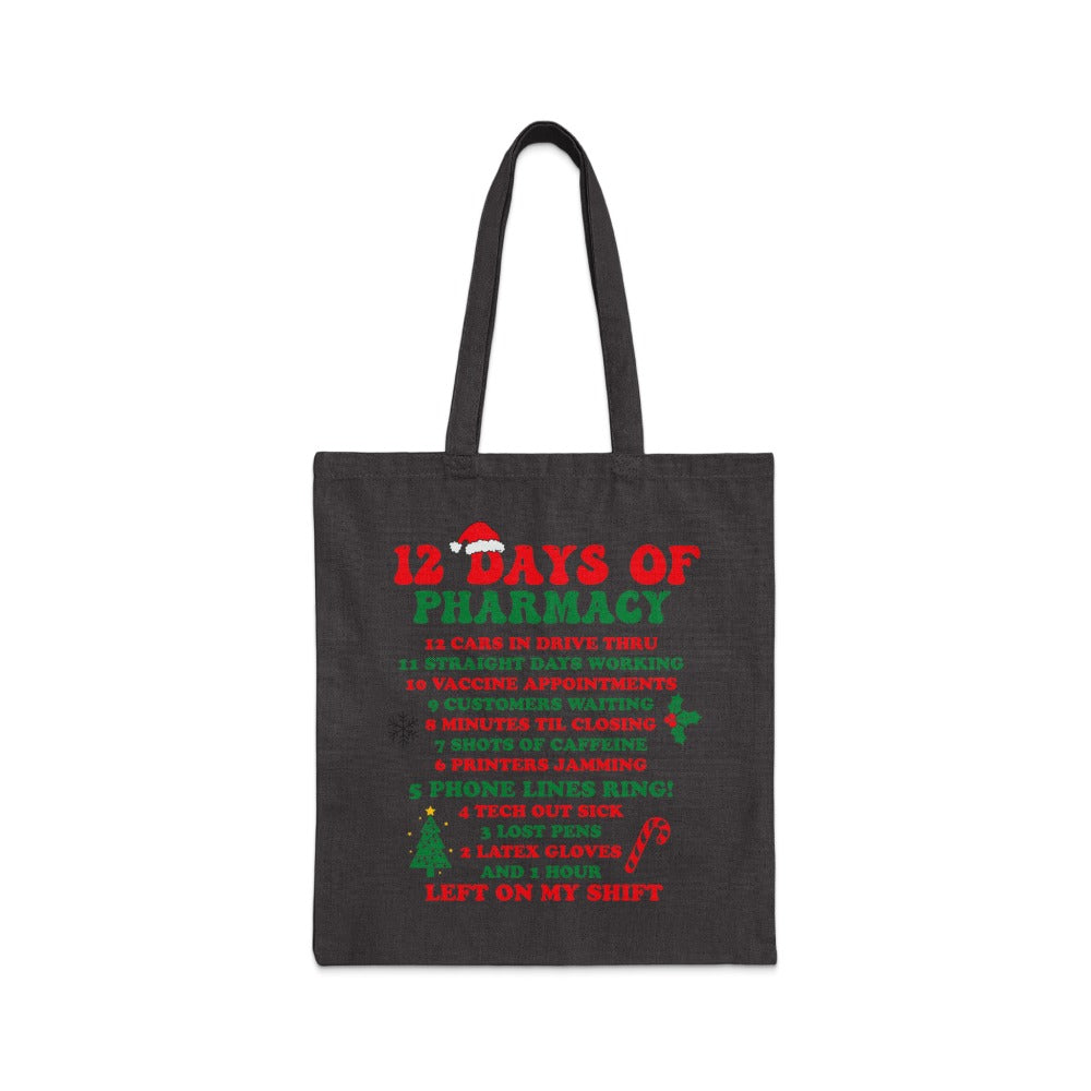 12 Days of Pharmacy Tote Bag