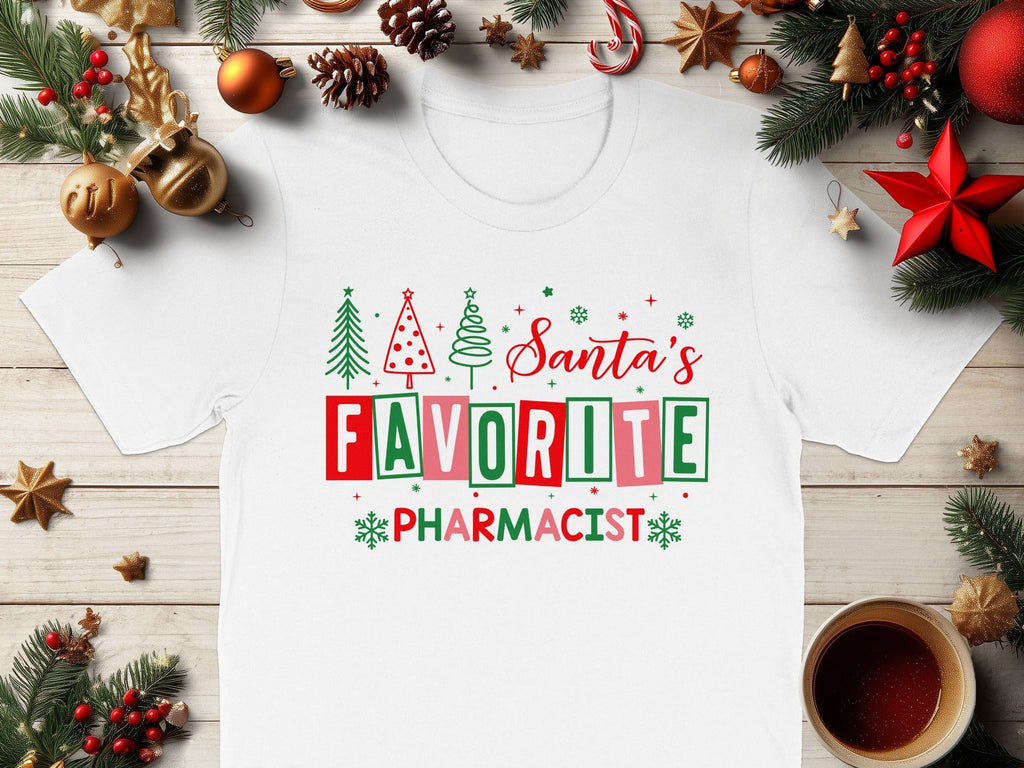 Santa's Favorite Pharmacist Christmas T-shirt product type