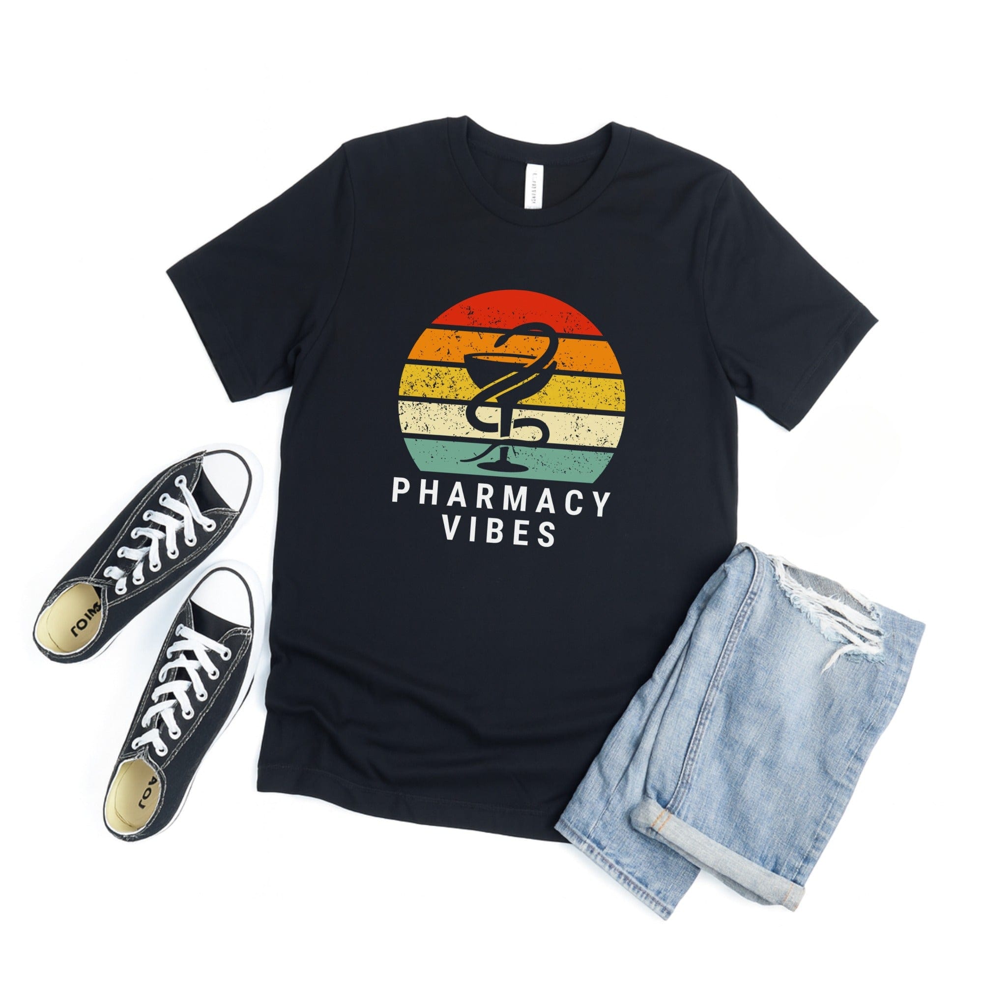 Pharmacy Vibes Shirt Colorful Retro Style Product type