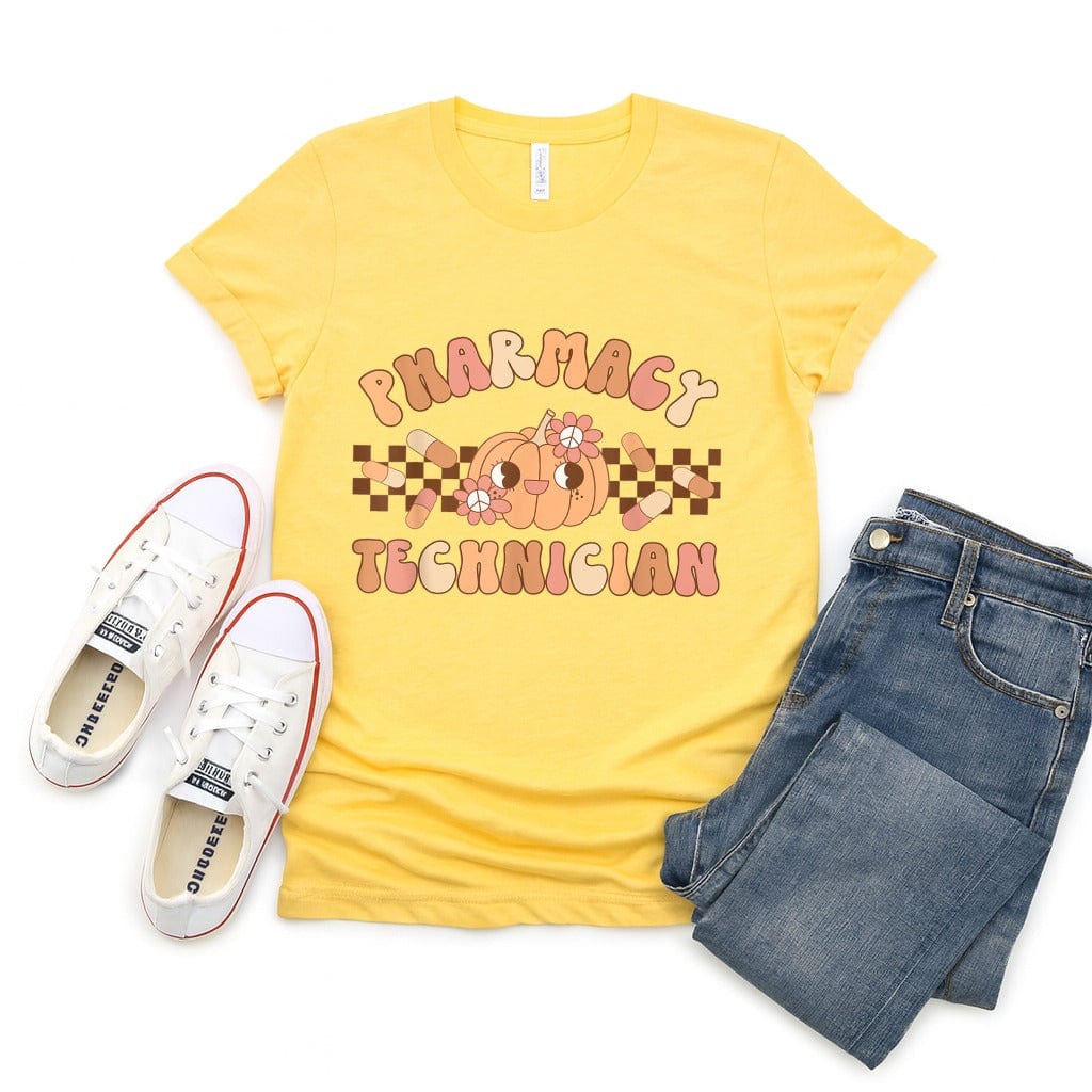 Pharmacy Technician Colorful Checkered T-shirt product type