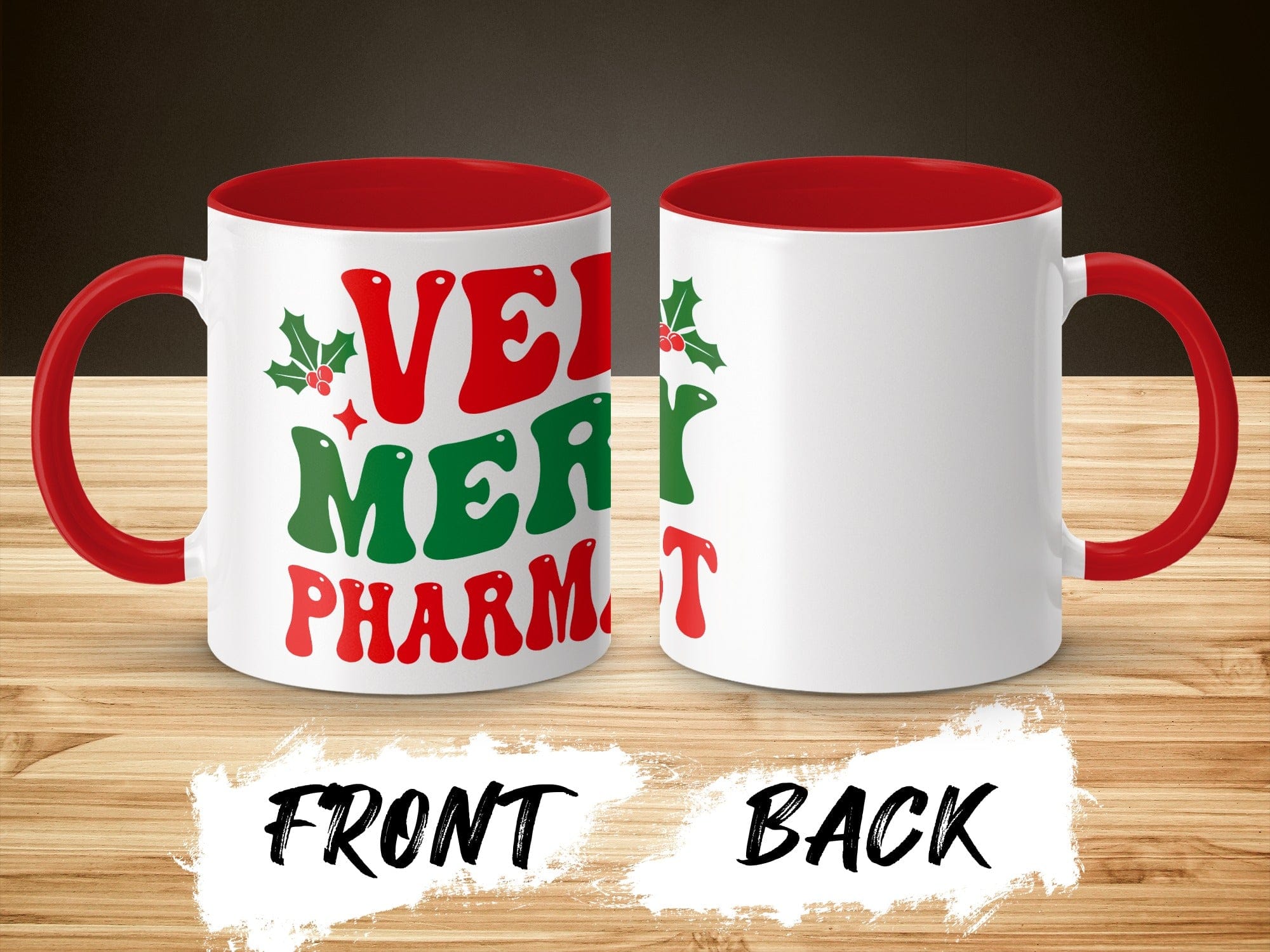 Very Merry Pharmacist Christmas Theme Mug