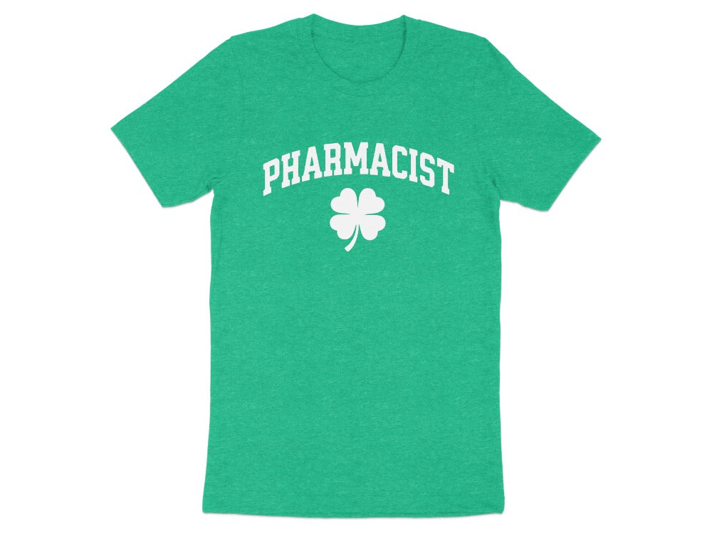 Pharmacist Shamrock (White Text) Tee
