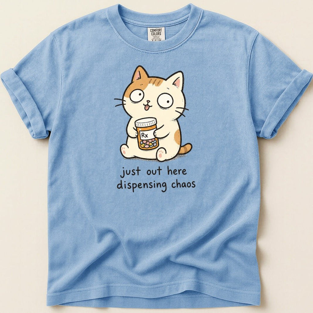 Dispensing Chaos Tee - Adverse Reactions