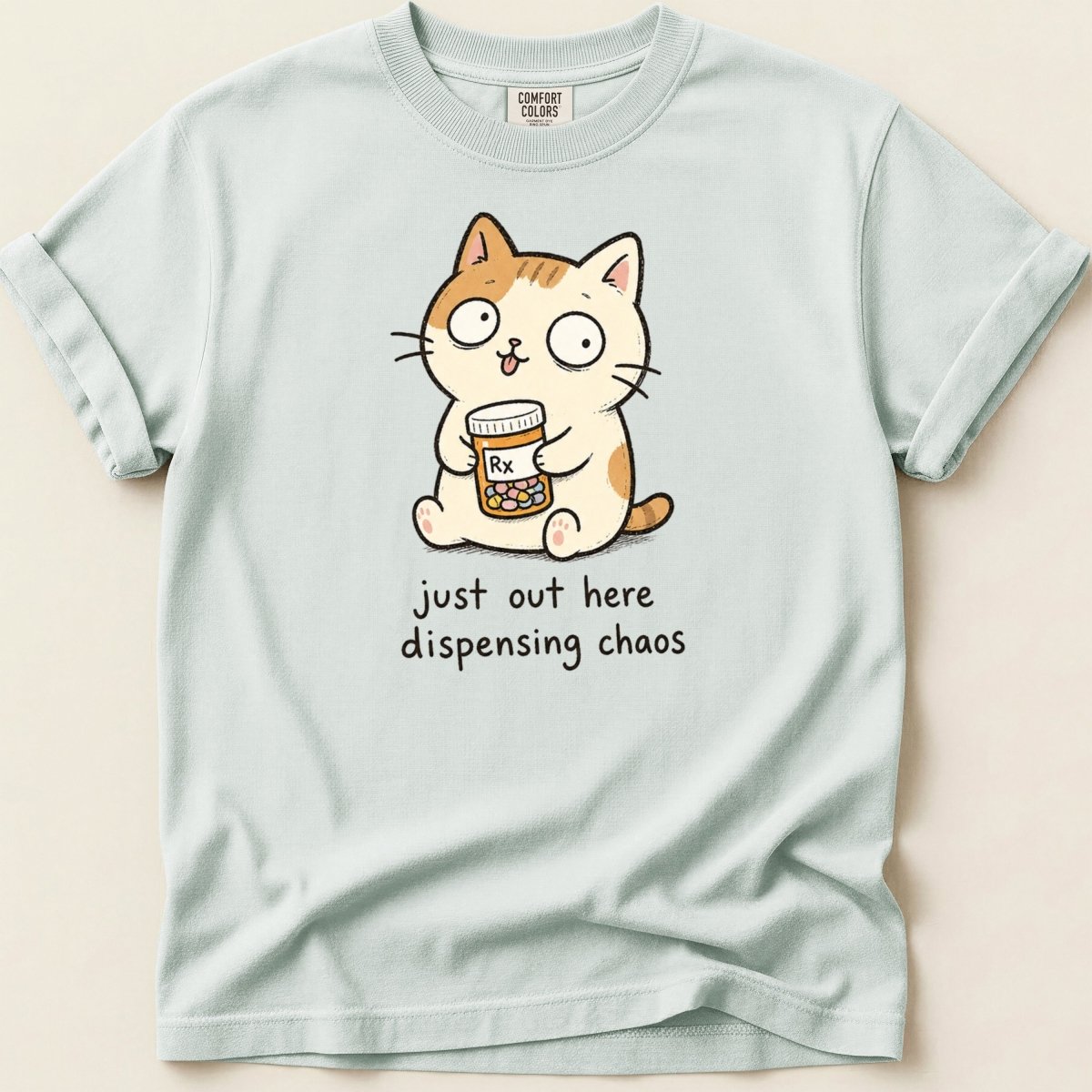 Dispensing Chaos Tee - Adverse Reactions
