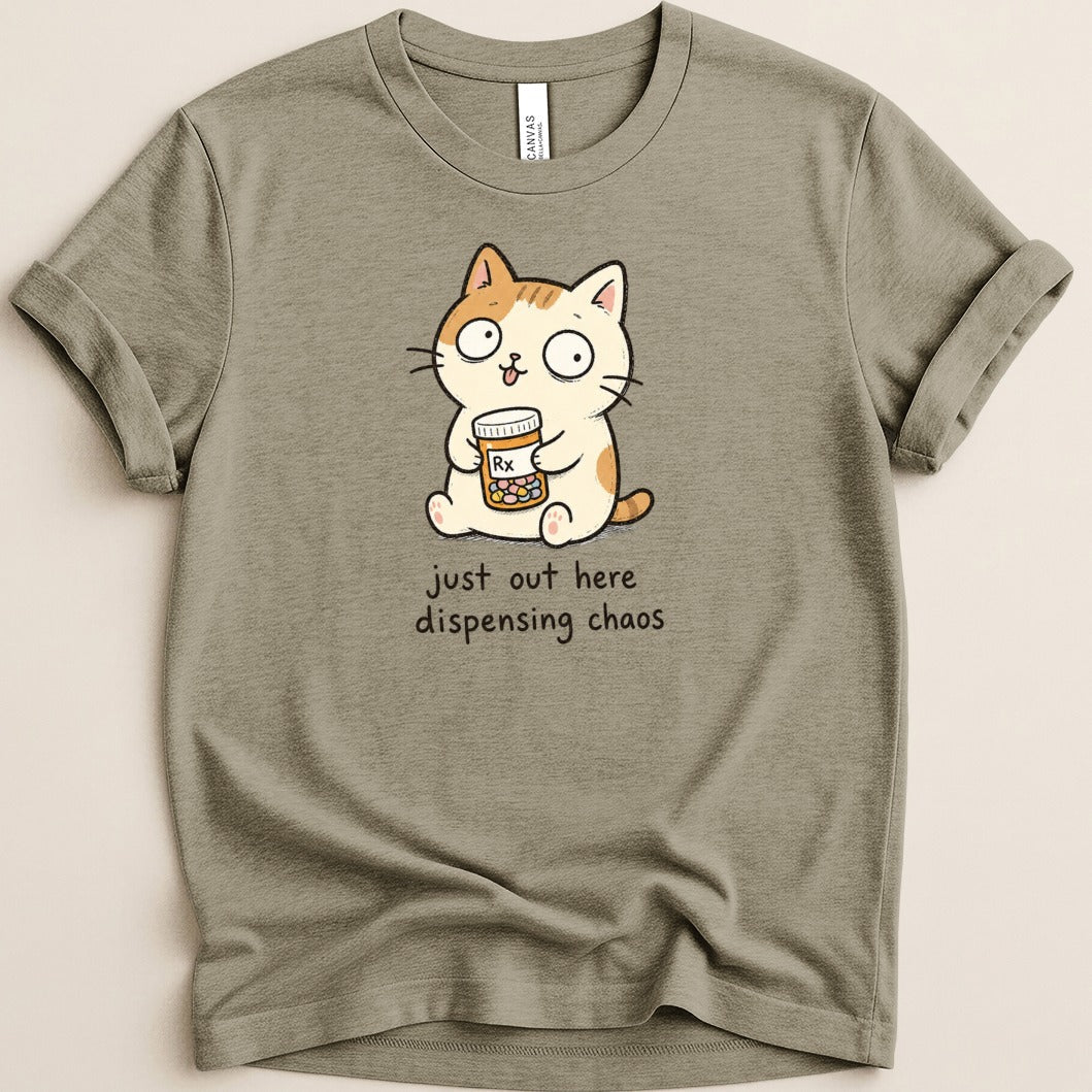 Dispensing Chaos Tee - Adverse Reactions